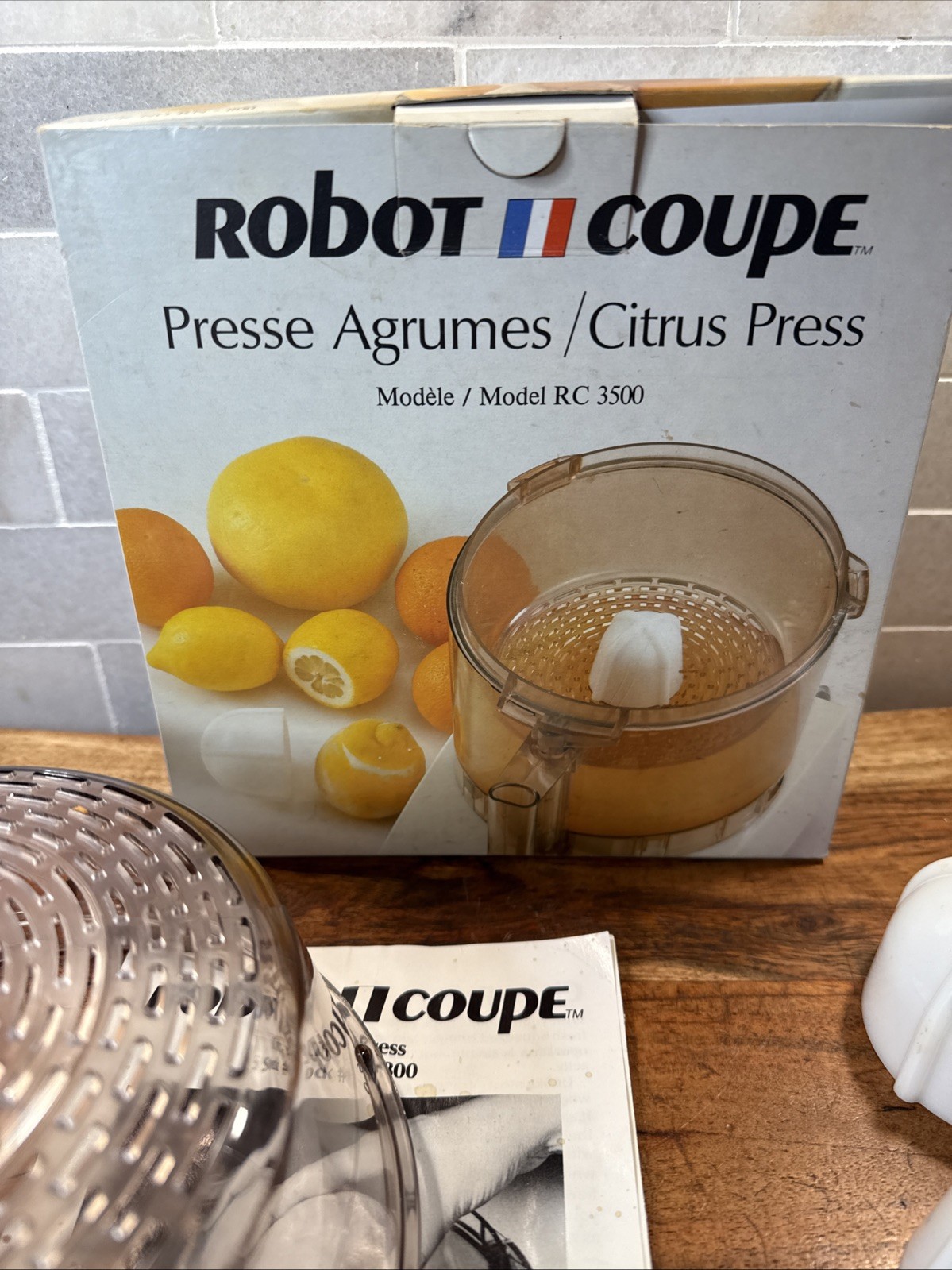 Robot Coupe RN-800 Citrus Press RC For 3500 Food Processor- read description