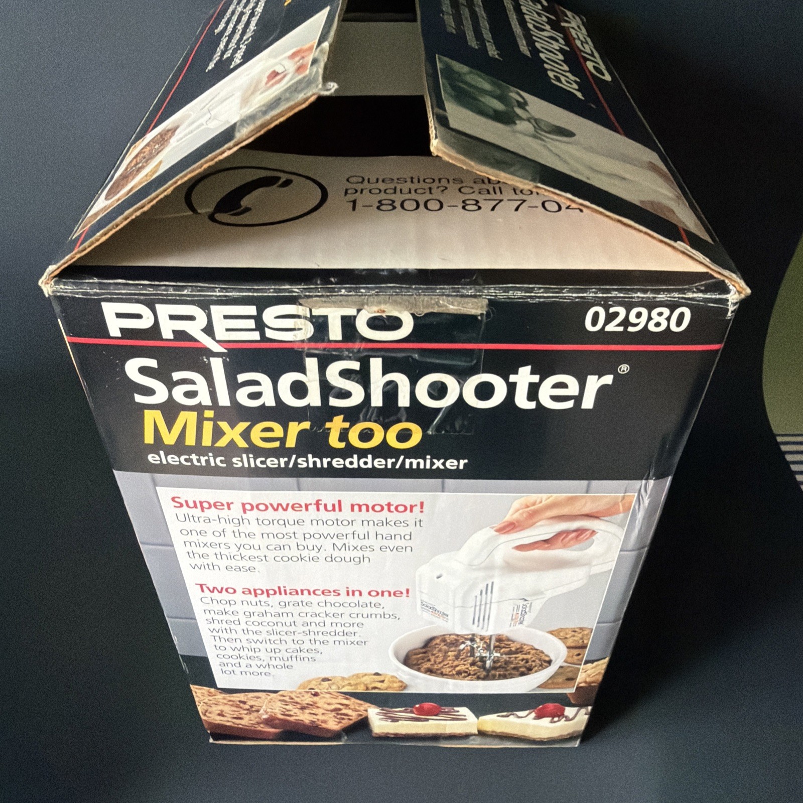 Presto Salad Shooter & Mixer Too 02980 Electric Slicer Shredder & Mixer Working