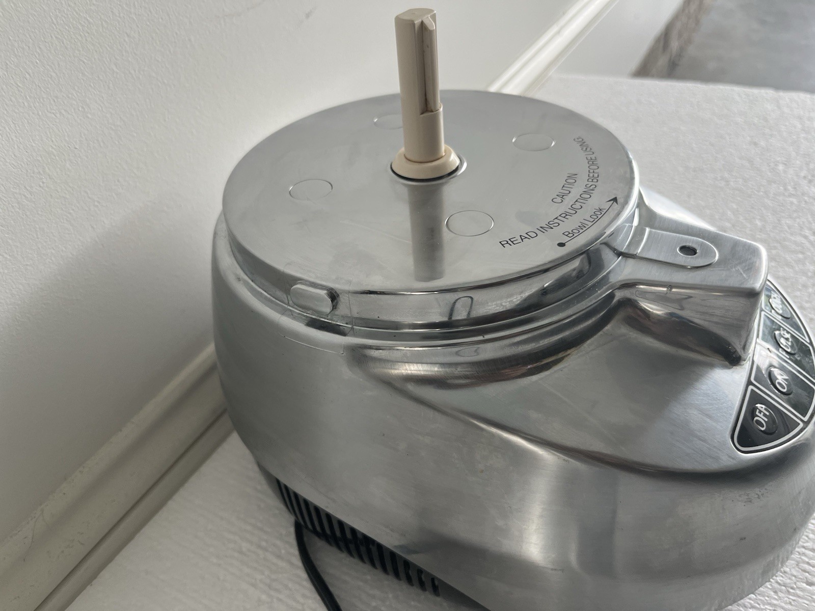 Cuisinart Chrome Prep 11 Plus Food Processor Base Motor Only DLC-2011CHB TESTED