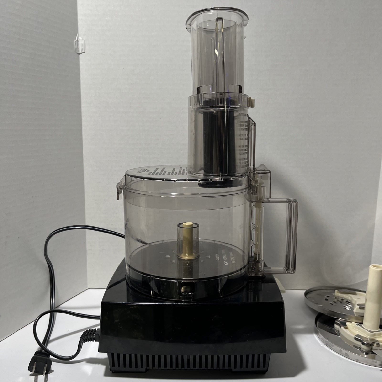 Cuisinart Classic Food Processor DLC-10 Tested Works with attachments Kit bundle