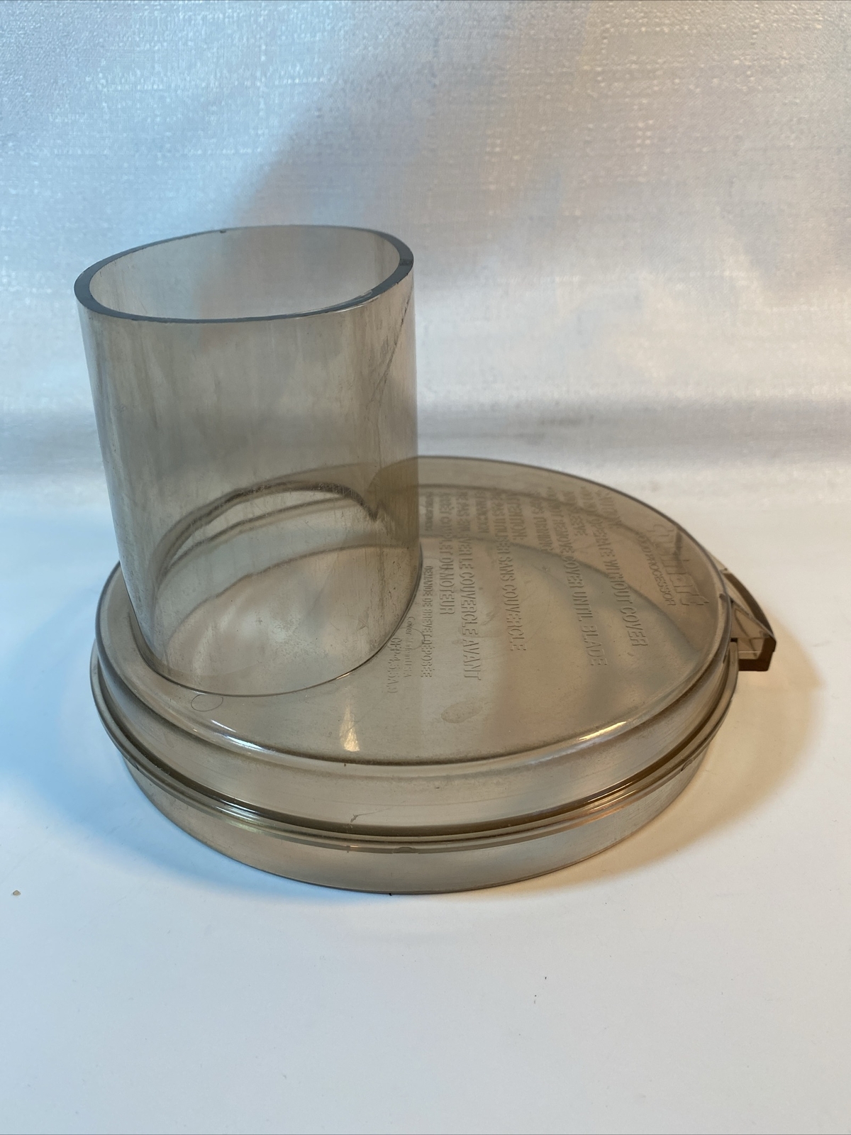 Cuisinart DLC-10E Food Processor Lid Cover Amber Replacement Part CFP-4 5 5A 9