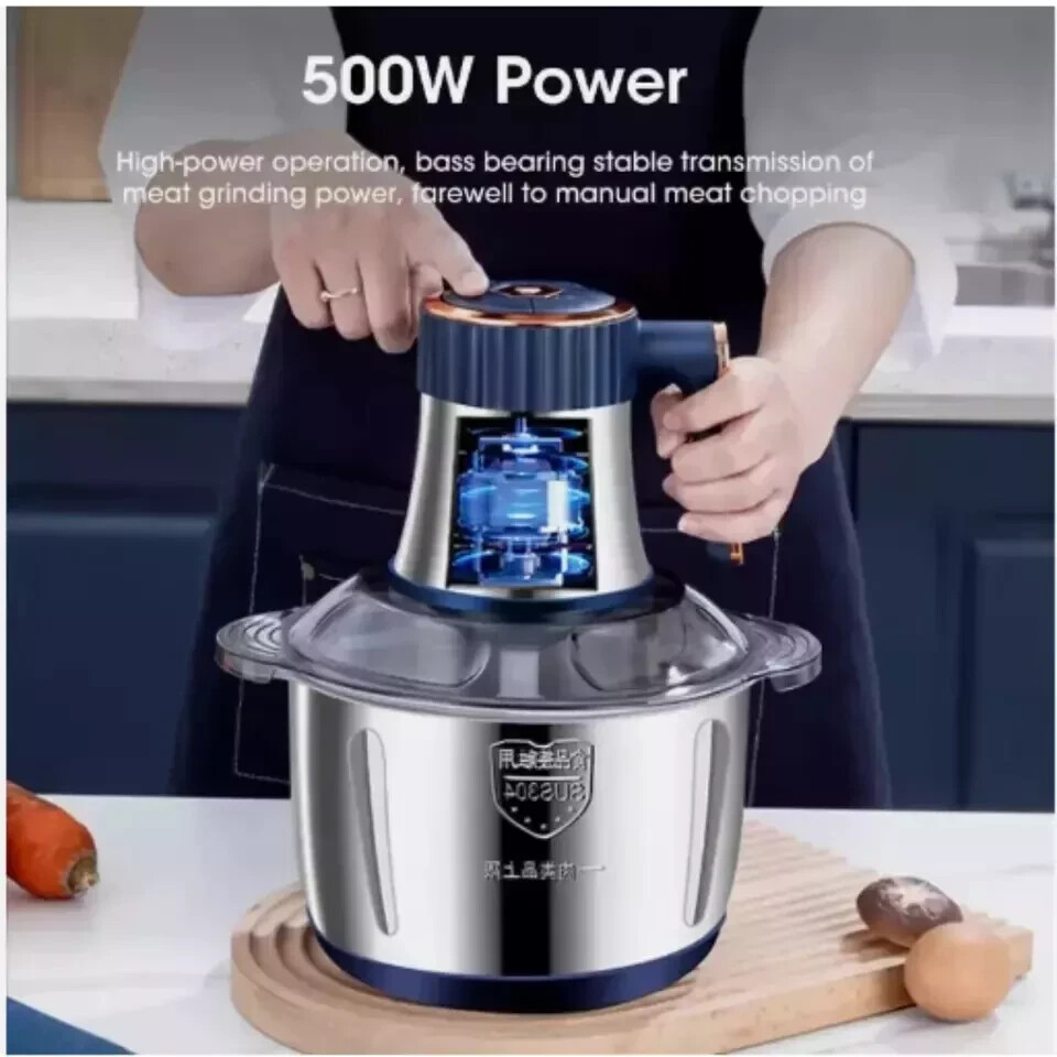 2L/5L Electric Meat Grinder Food Processor Fruits Blender Chopper Sausage Maker