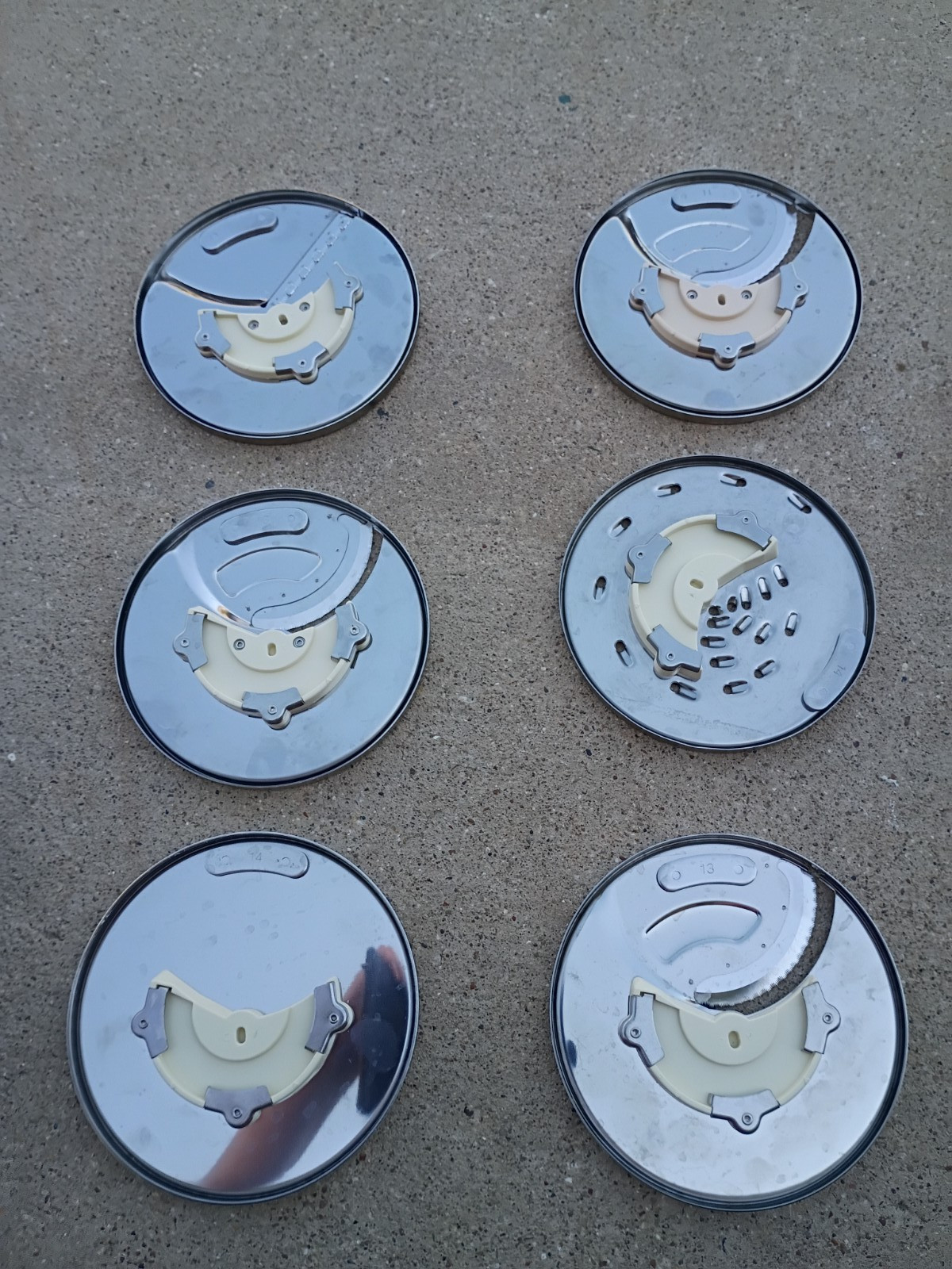 6 Disc Set and Holders Cuisinart DLC-7 – NICE!