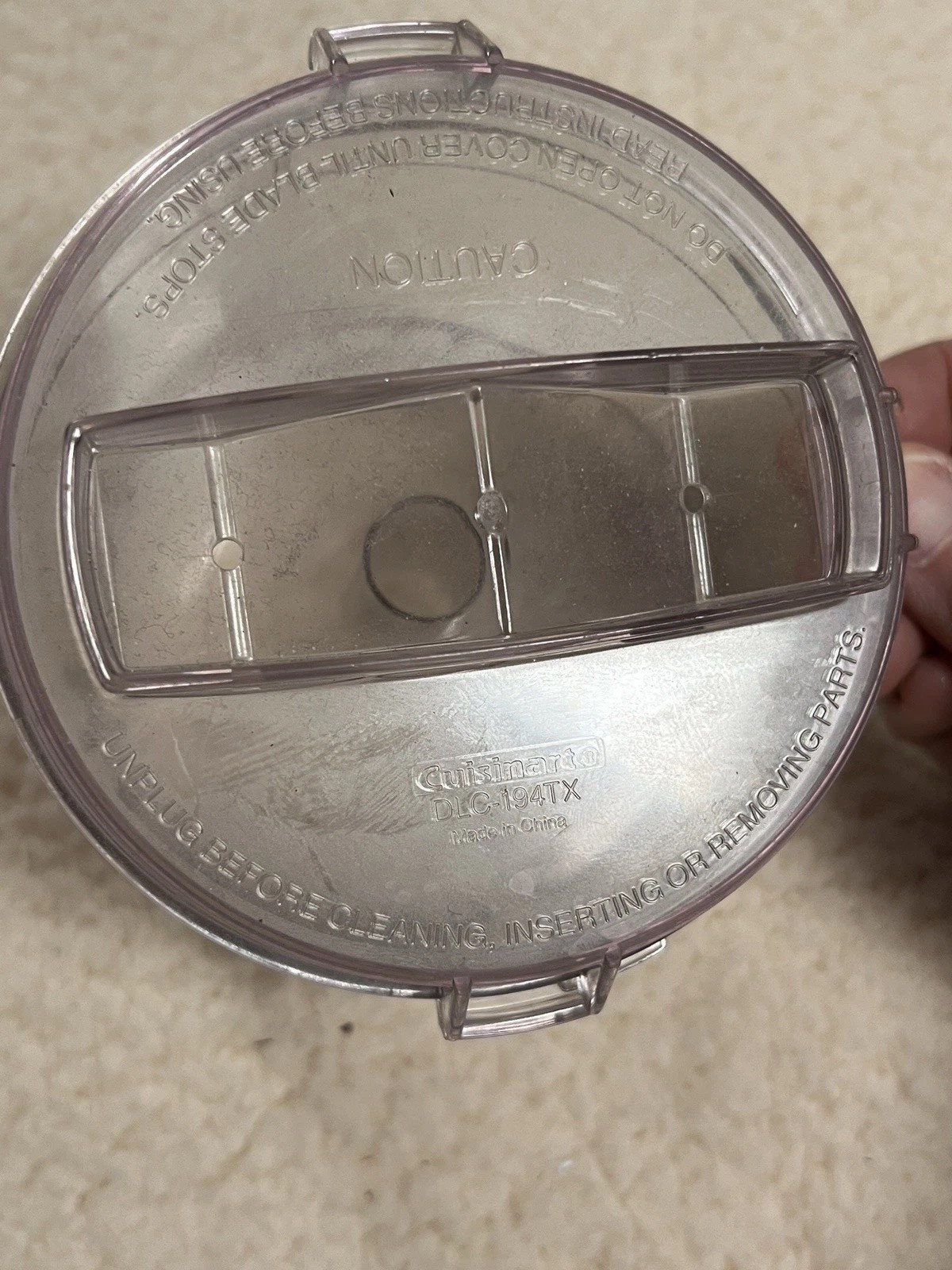 Cuisinart Mini-Prep Plus DLC-1TX Replacement Lid DLC-194TX & Bowl DLC-191TX