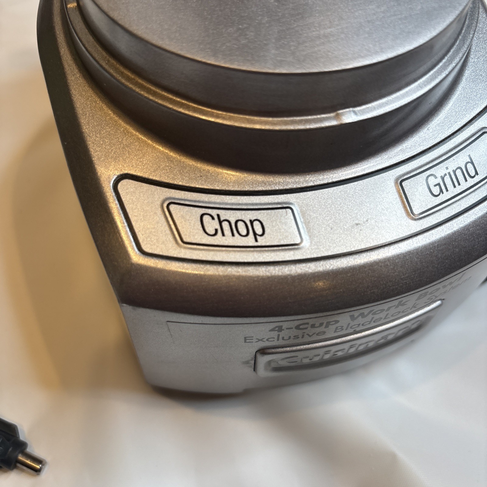 Cuisinart Mini-Prep Plus DLC-2A Food Processor Parts Lot Motor Base Lid Blade