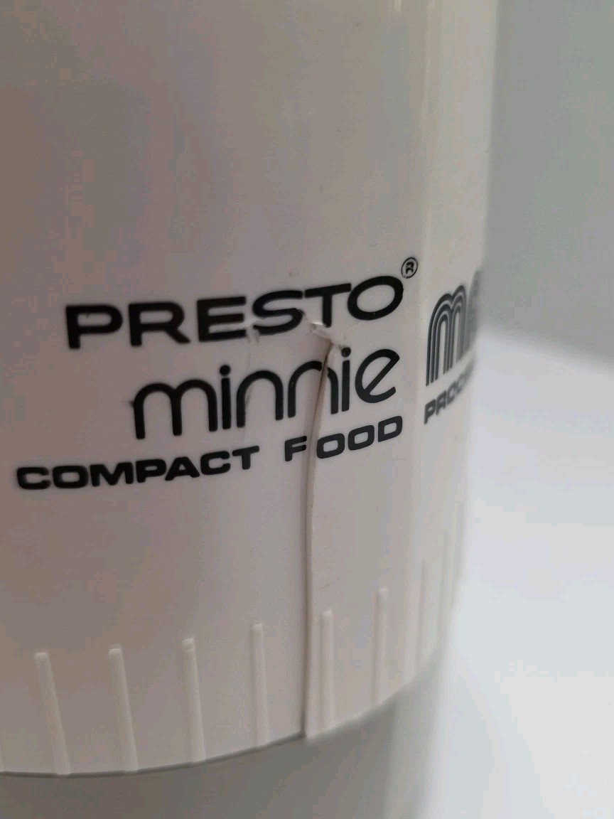 Presto Minnie Max Mini Compact Food Processor Power Base Only 0290003 Tested