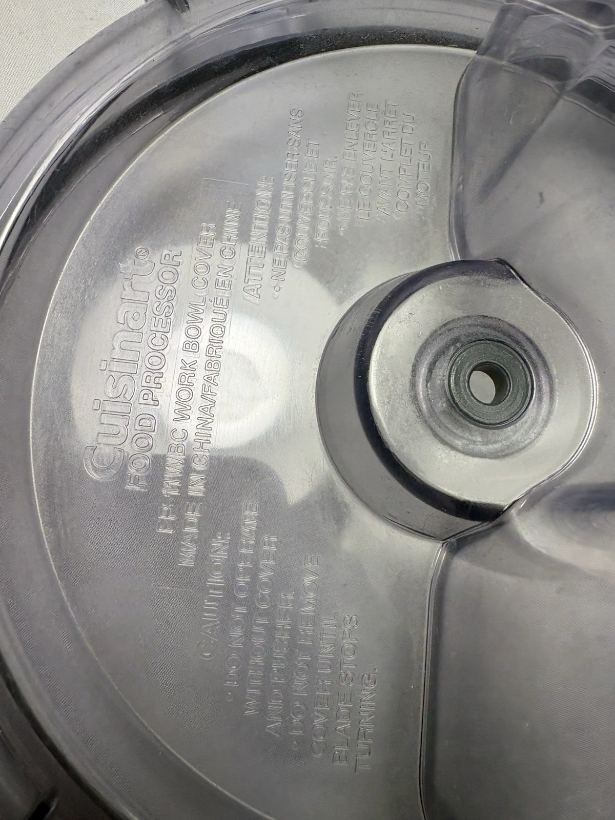 OEM Cuisinart FP-11 Food Processor Work Bowl Cover Lid Replacement Part