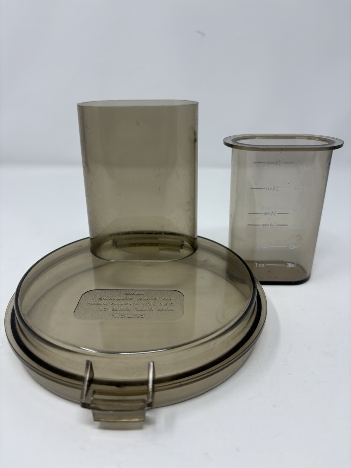 Vintage JCPenney Food Processor Model 8340 Replacement Lid and Food Pusher