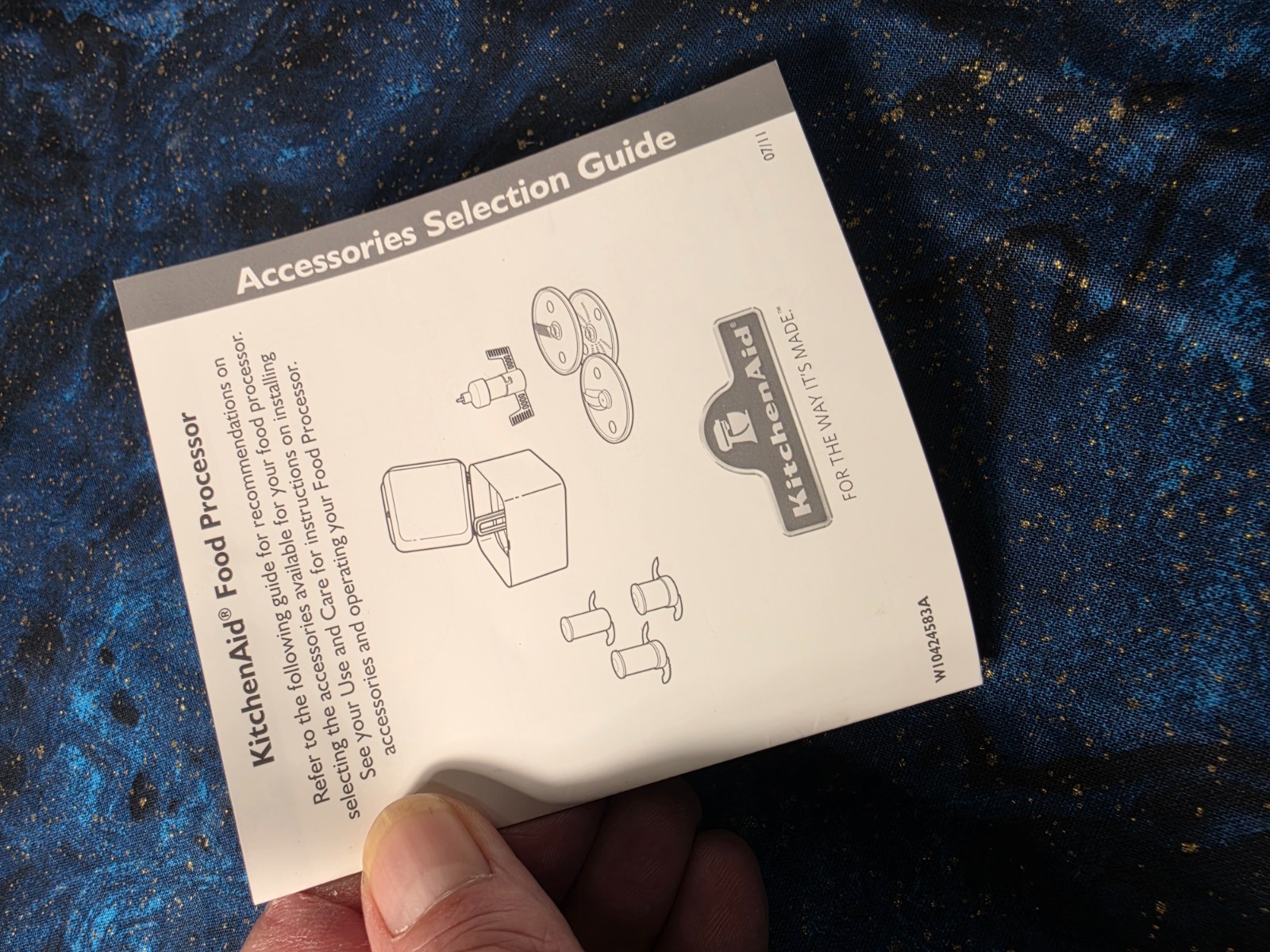 KitchenAid KFP1356 Food Processor Accessory Kit W10424583A
