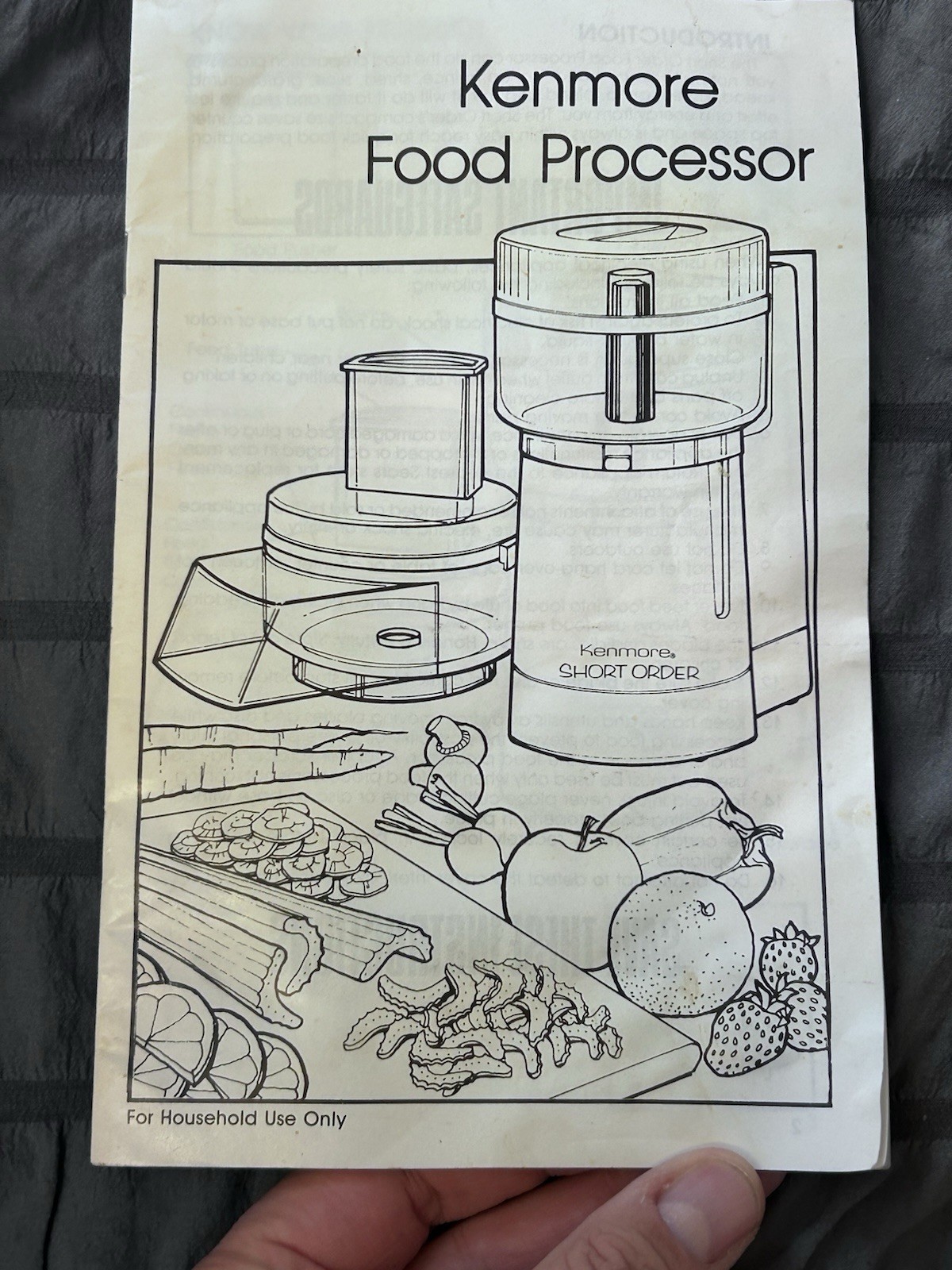 VTG Sears Roebuck & Co. Electric Kenmore Short Order Food Processor 400.69670