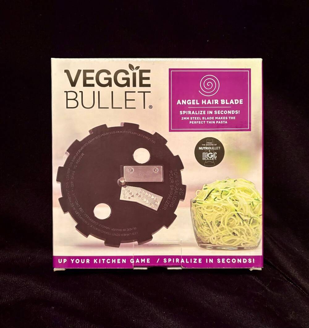 VEGGIE BULLET FOOD PROCESSOR ANGEL HAIR BLADE~SPIRALIZER~NEW IN BOX