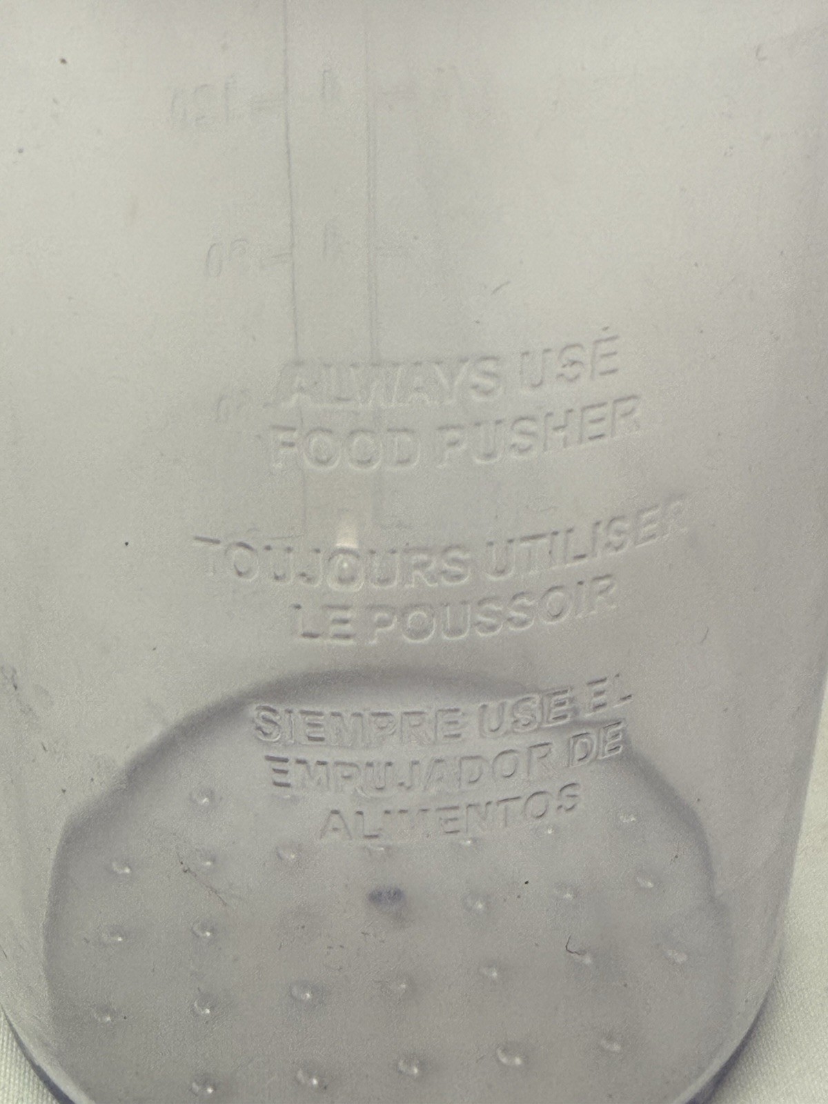 Hamilton Beach Food Processor Work Bowl Pusher Replacement Part Model 70590