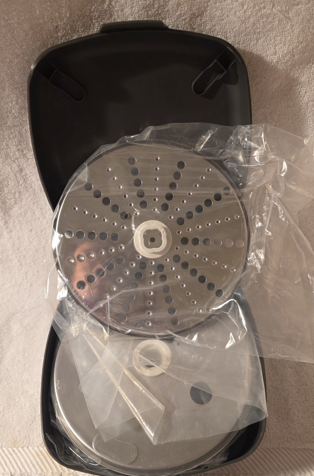 KitchenAid Food Processor Attachment Blades with Gray Hard Plastic Case