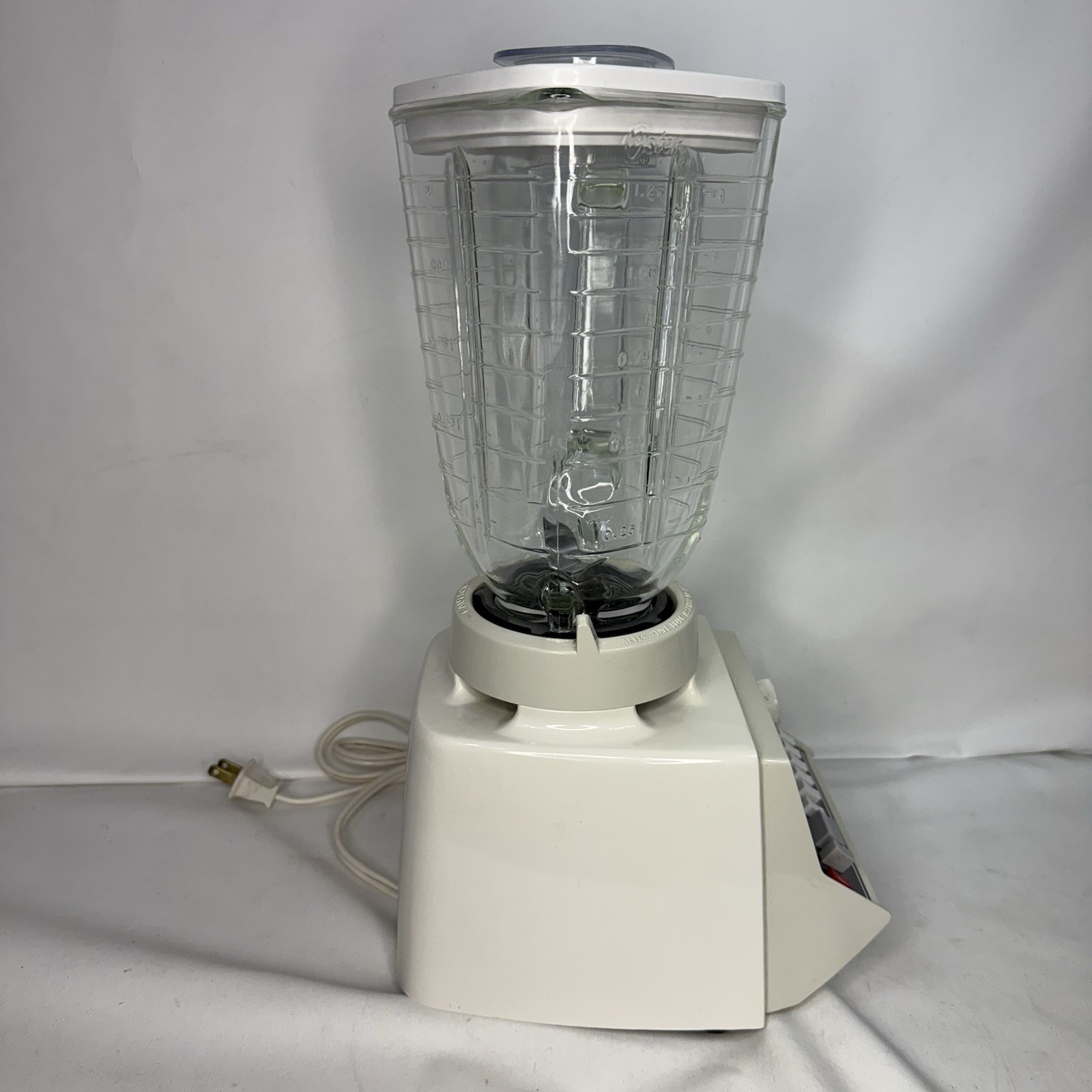Vintage Osterizer Dual Range Pulse Matic 12 Blender 852-08A Pitcher 5 Cups