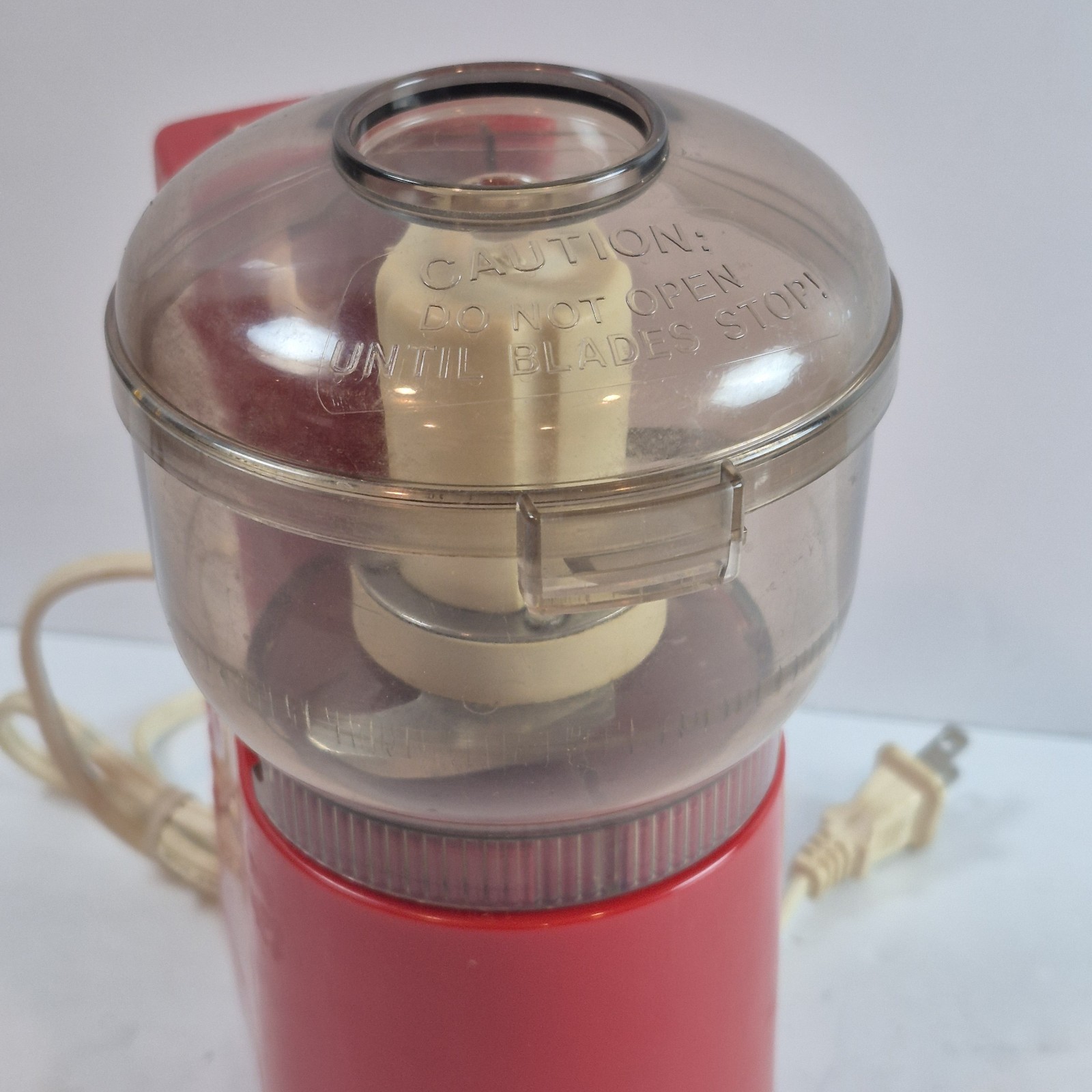 Sunbeam Oskar Jr Chopper Plus Mini Grinder Food Processor Red #14137