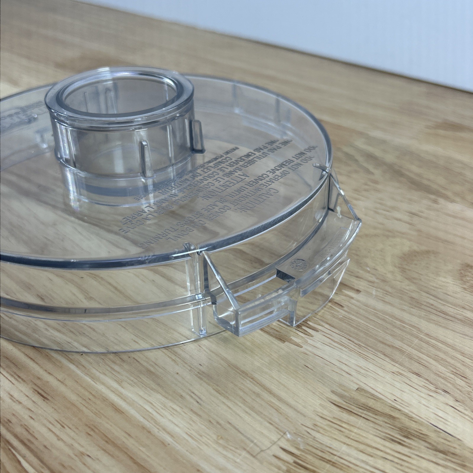 Cuisinart Pro Classic Food Pro DLC-10S TX China Part Flat Lid & Cap DLC-116GTXT1