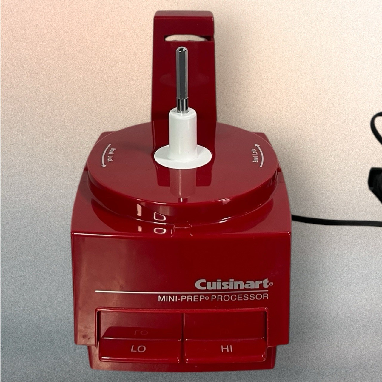 Cuisinart Mini-Prep Food Processor 2 Speed DLC-1TX Type 21 Base Red TESTED