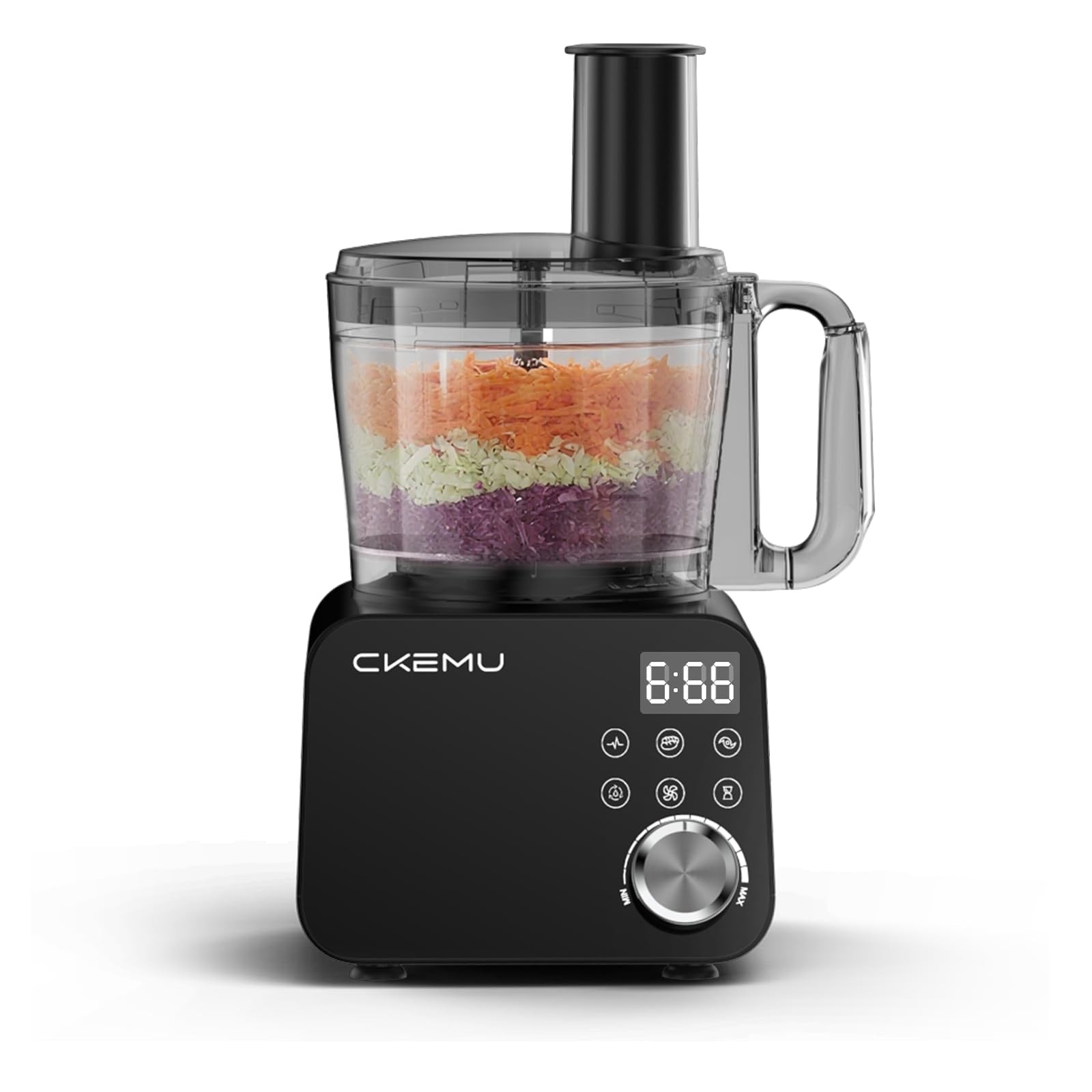 Smart Food Processor and Vegetable Chopper, 6 Automatic Functions, BPA Free, …