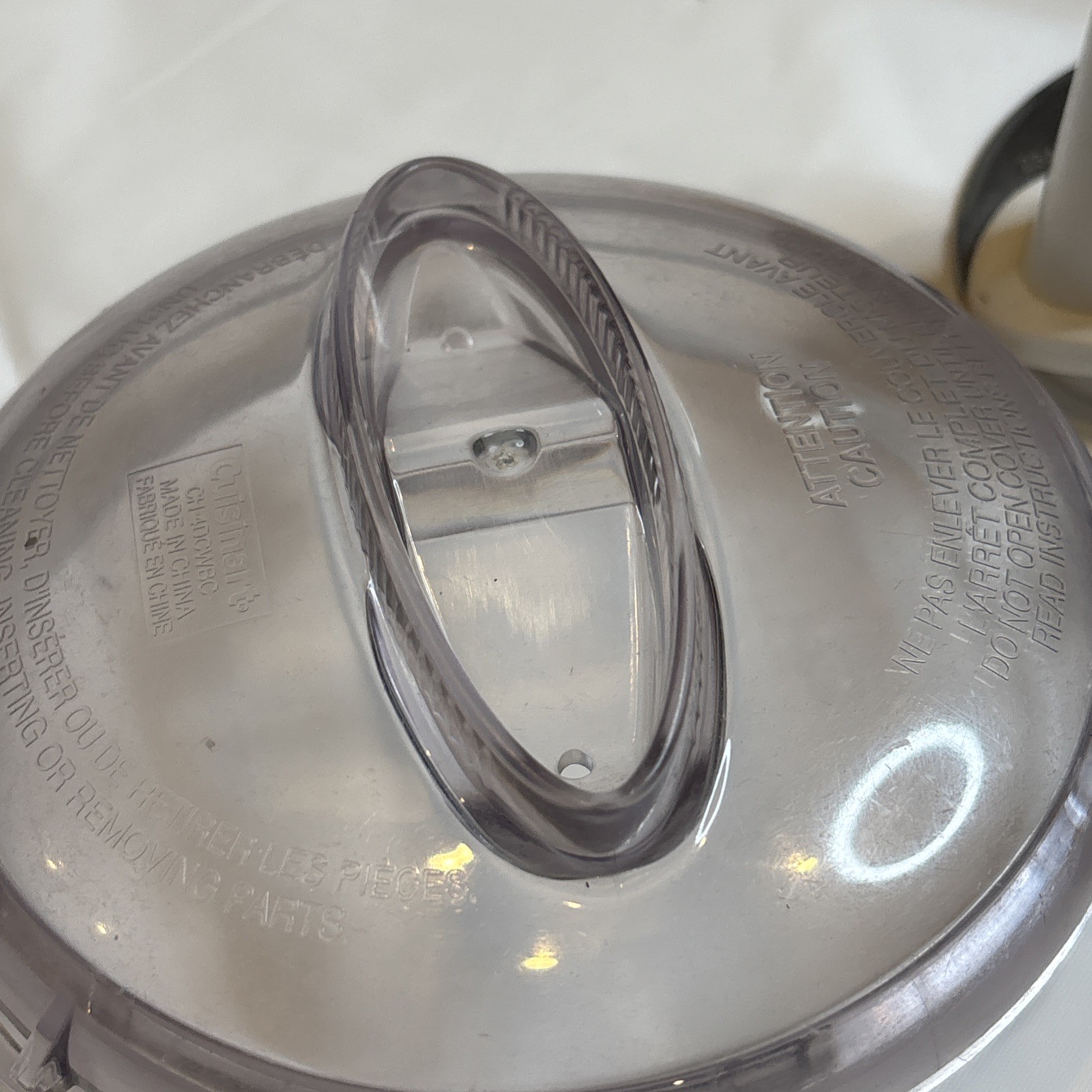 Cuisinart Mini-Prep Plus DLC-2A Food Processor Parts Lot Motor Base Lid Blade