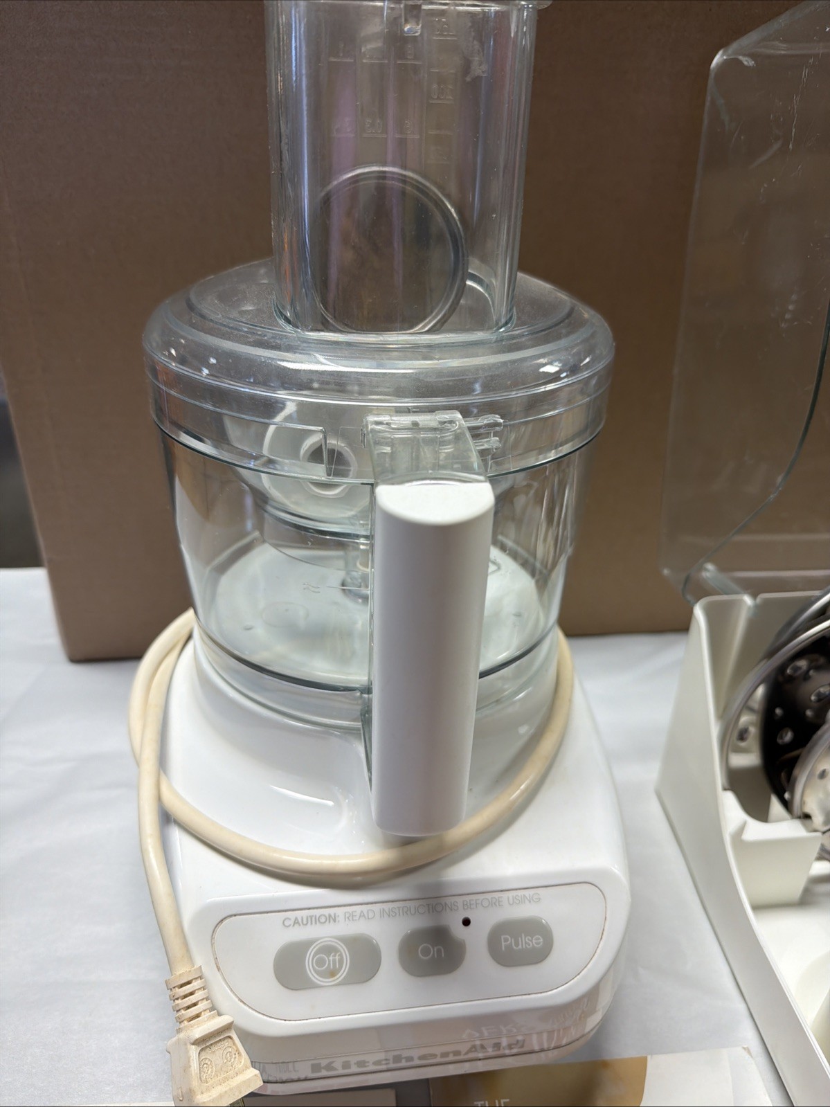 Kitchenaid Food Processor KFP-600WW With Accessories Blades & Attachments 11 Cup