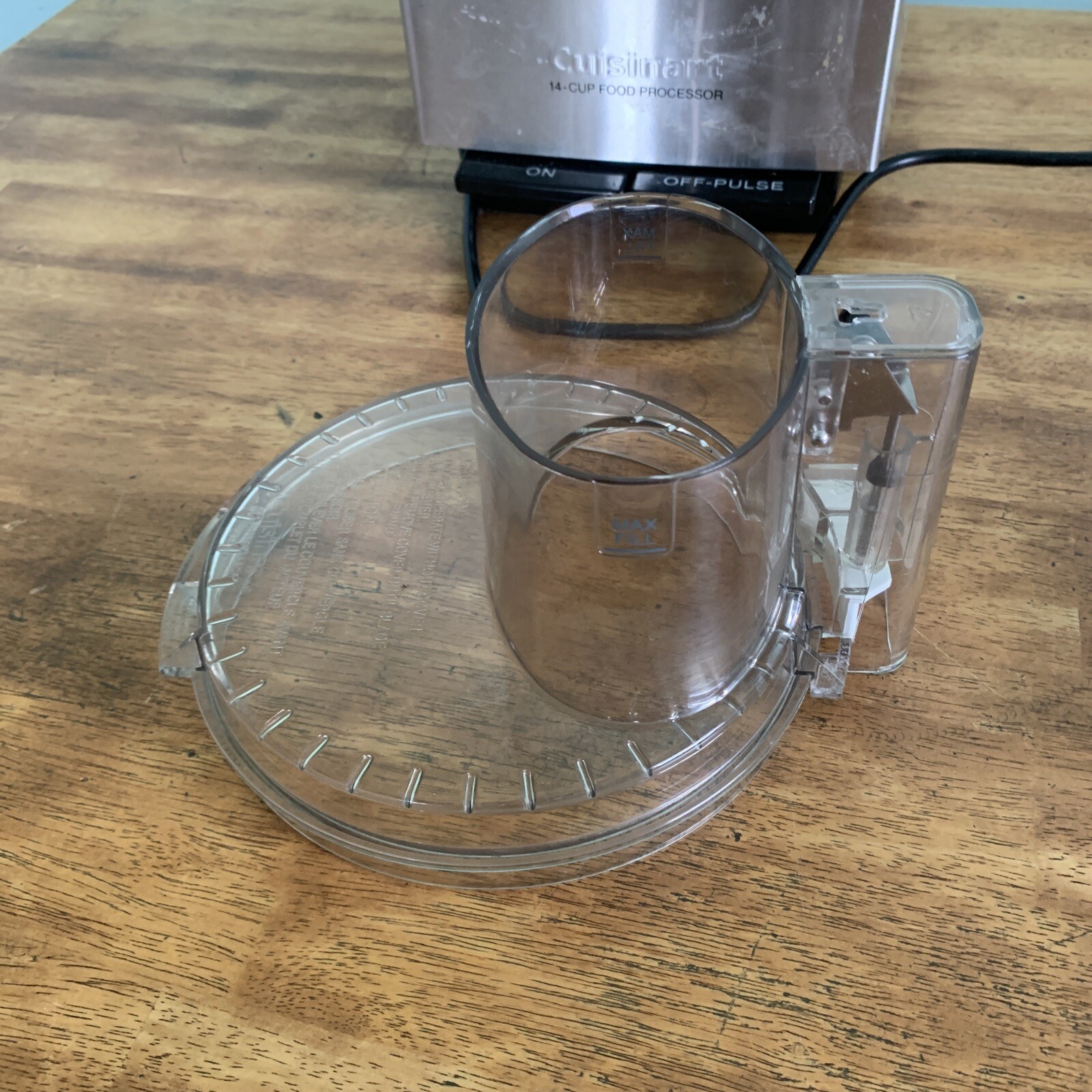 Cuisinart 14-Cup Food Processor Model DFP-14BCN (Type 33) & Attachments WORKING