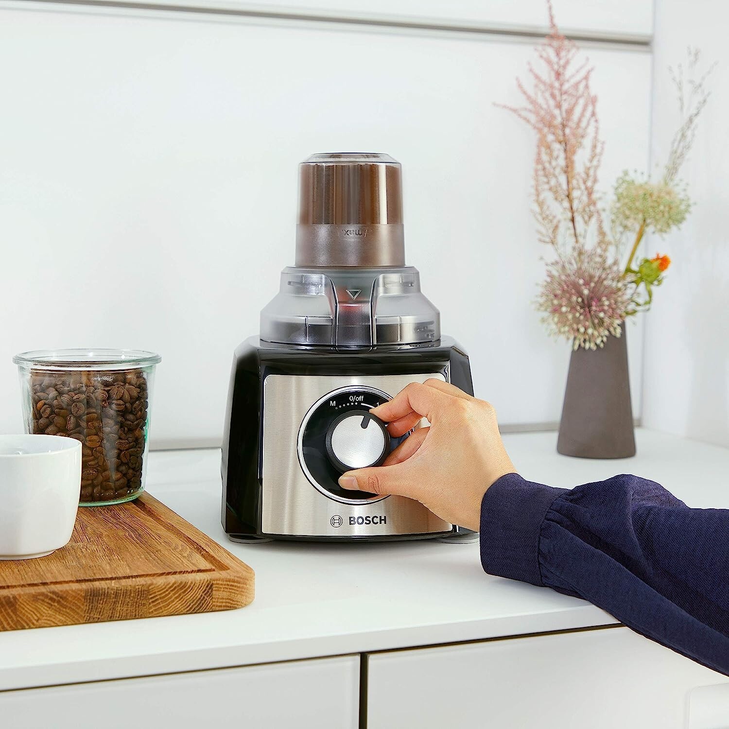 Bosch MCM3501M 800 Watts Food Processor, Black