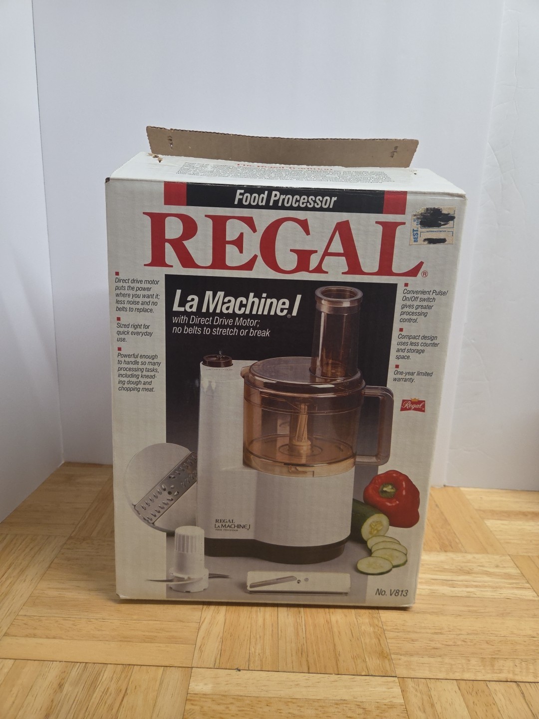 ​Vintage Regal La Machine I Food Processor Model V813 – NEW Open Box – NOS