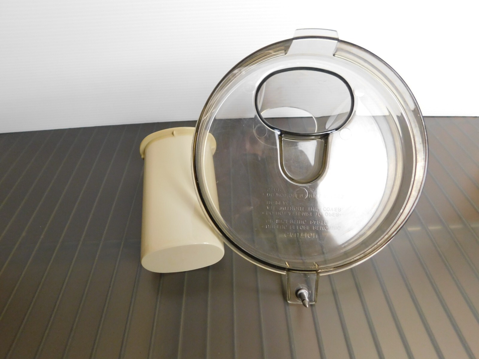 GE General Electric D5FP1 PUSHER & WORK BOWL LID Food Processor REPLACEMENT PART