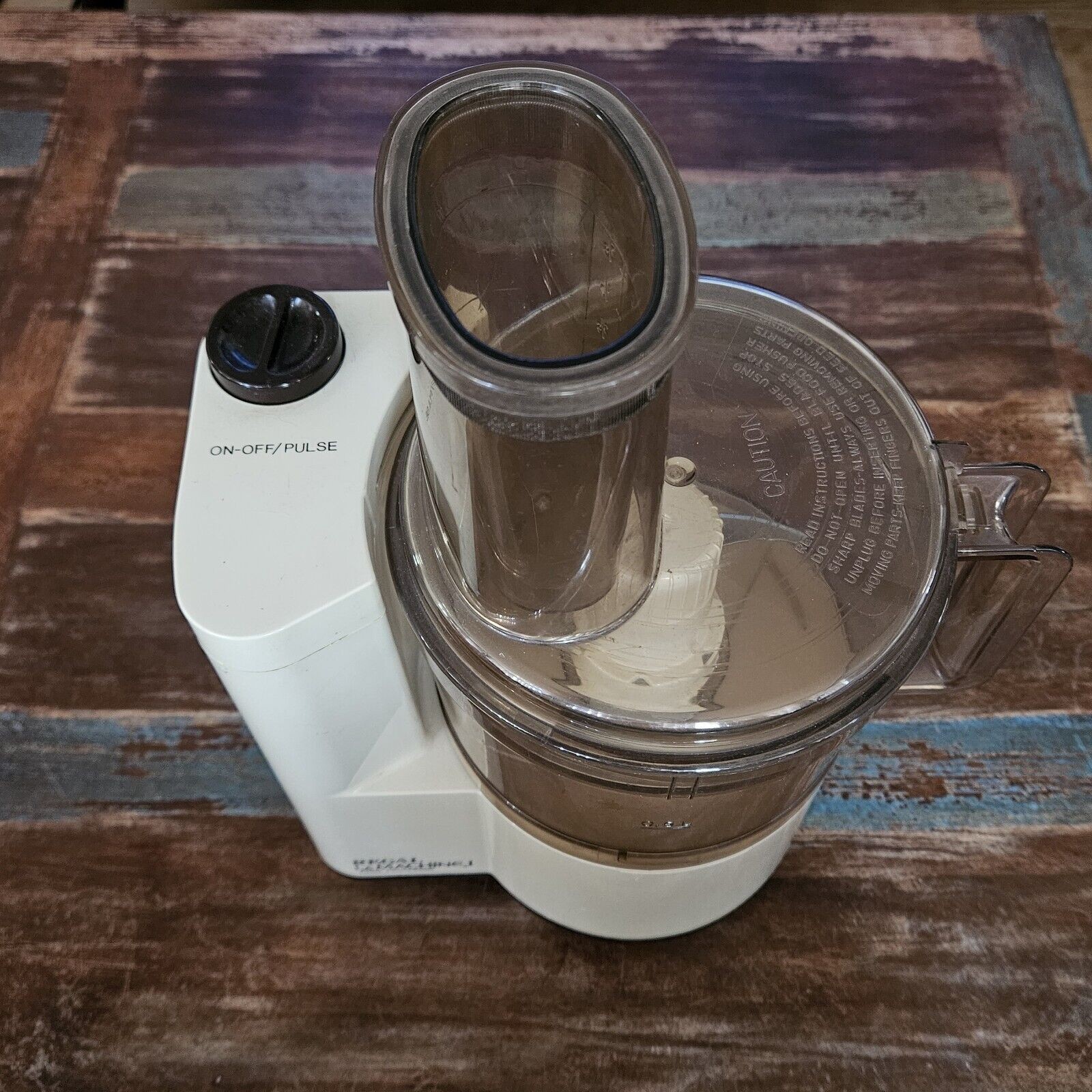Regal La Machine 1 Full Size Food Processor Model V813 White Made in USA Works!!