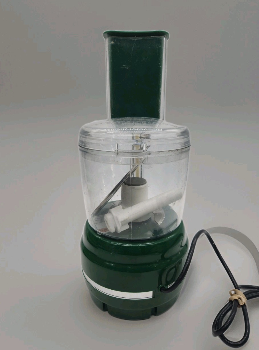 KitchenAid 5 Cup Little Ultra Power Food Processor KFP350WH|Green|Works Great