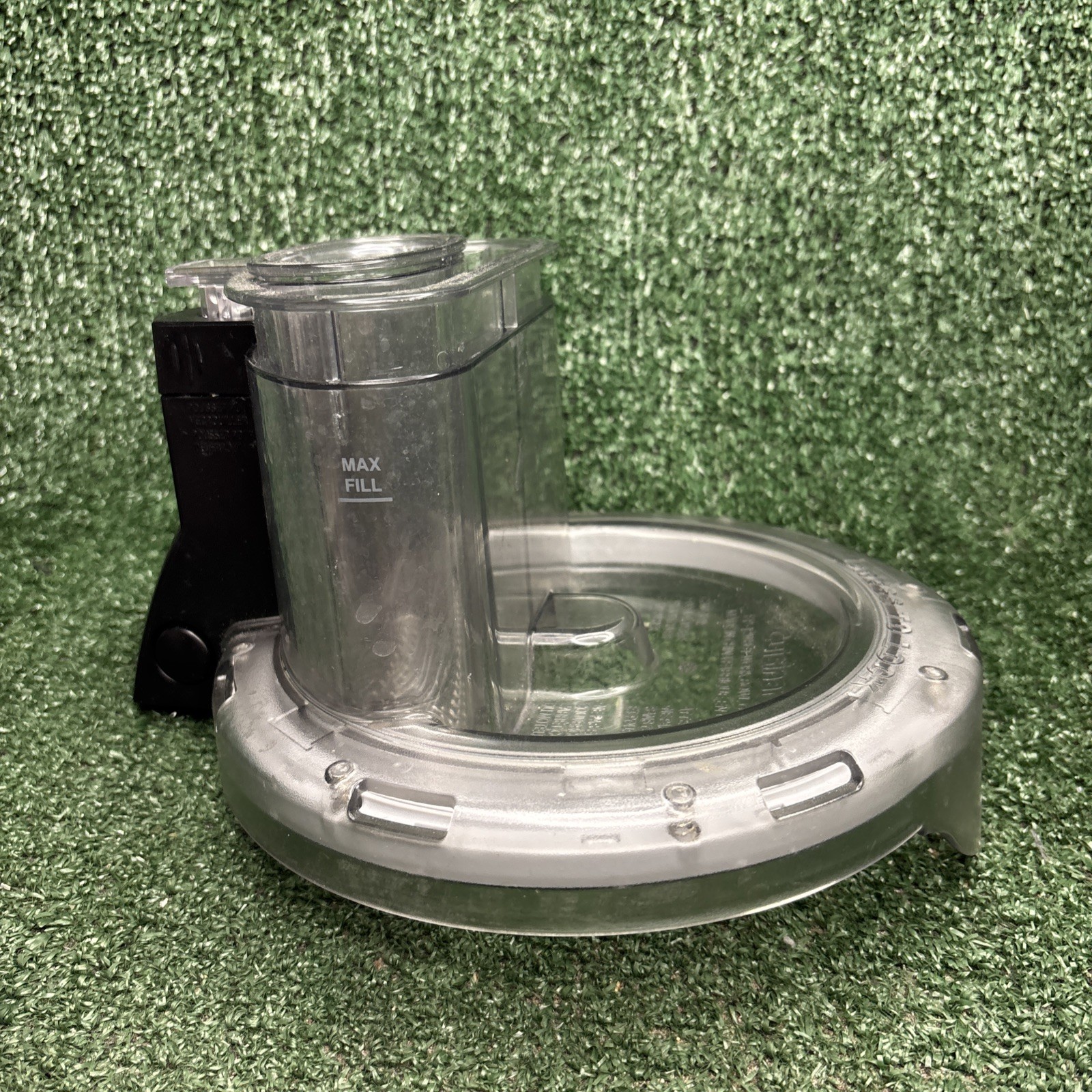 Cuisinart FP-12DC Elite Work Bowl Cover Lid Chute & Pusher Replacement
