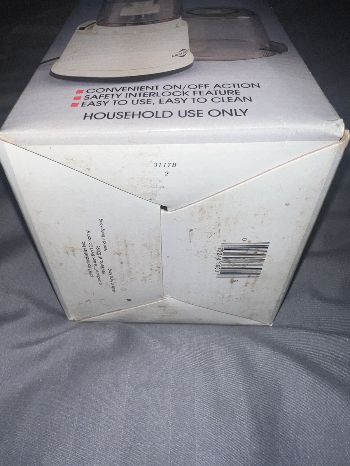 West Bend Mini Food Chopper Vintage Kitchen Appliance Food Processor