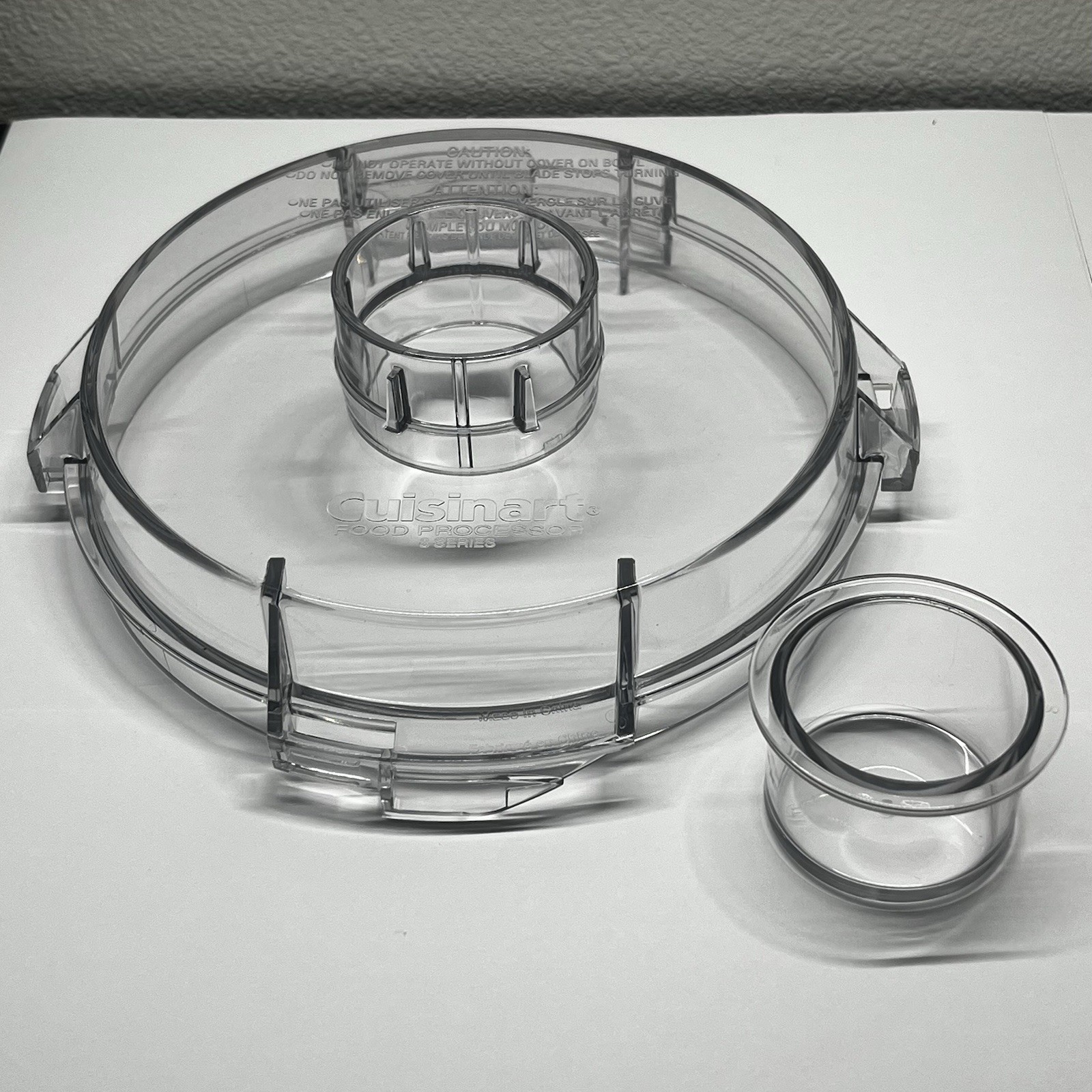 Cuisinart DLC-10 DLC-116GTXT1 Food Processor Bowl Lid Feed Tube Cap Pro Classic