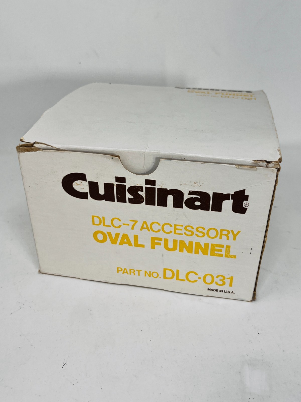 Cuisinart Food Processor DLC-7 Accessory OVAL FUNNEL [Part No. DLC-031]