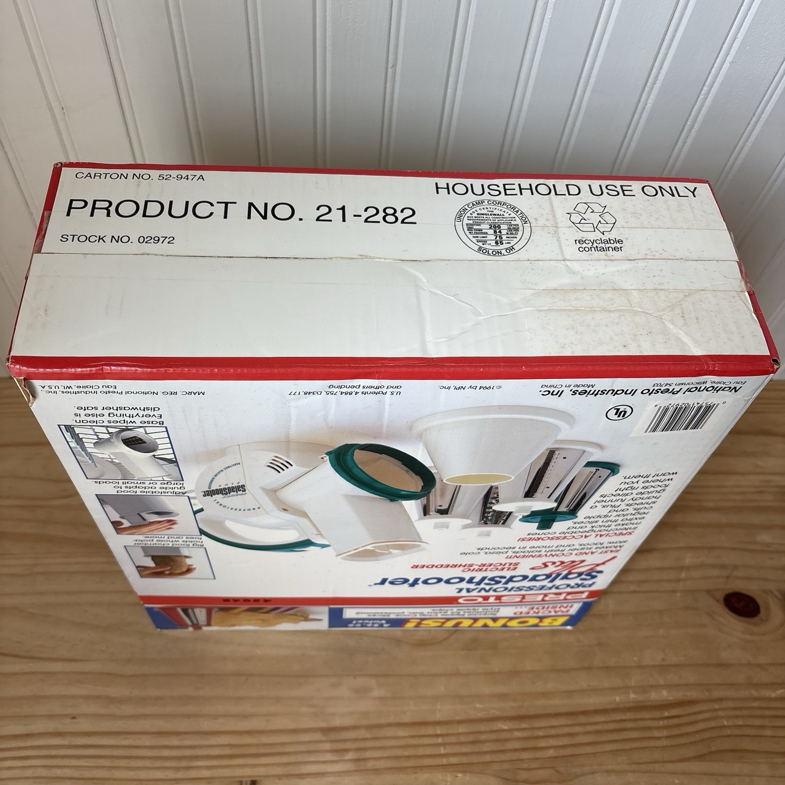 Presto Professional Salad Shooter Plus NEW & SEALED Vegetable Slicer Chip Maker