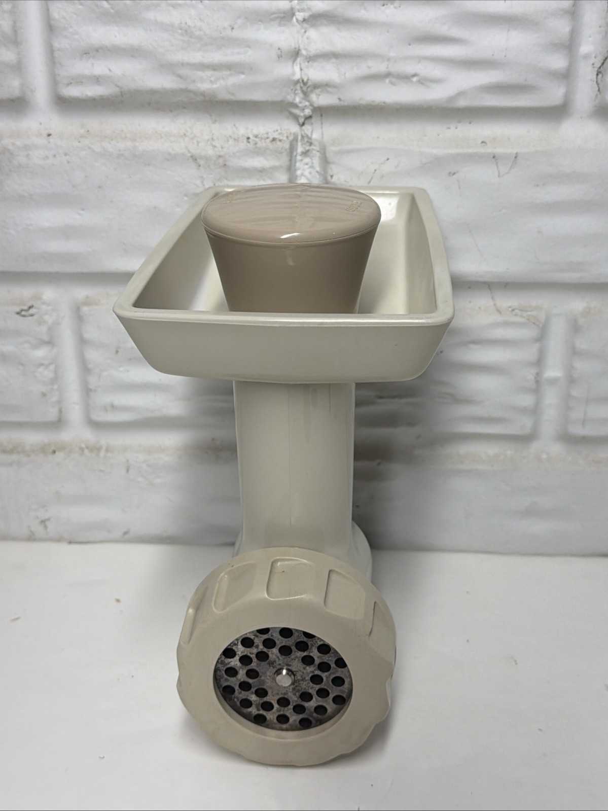 OSTER Kitchen Center Food Processor Meat Grinder Attachment W/ 3 Wheels & Tool