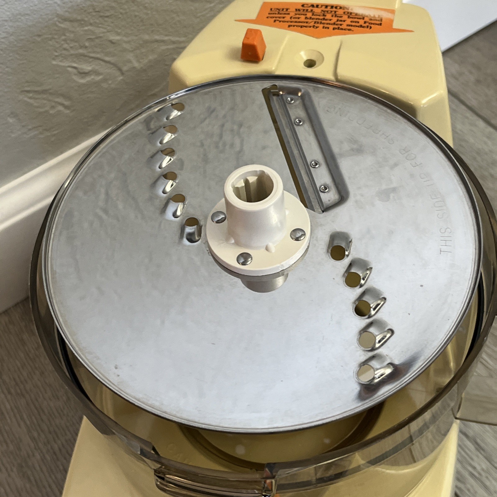 Vtg General Electric D1FP1D Full Capacity Food Processor Excellent Condition