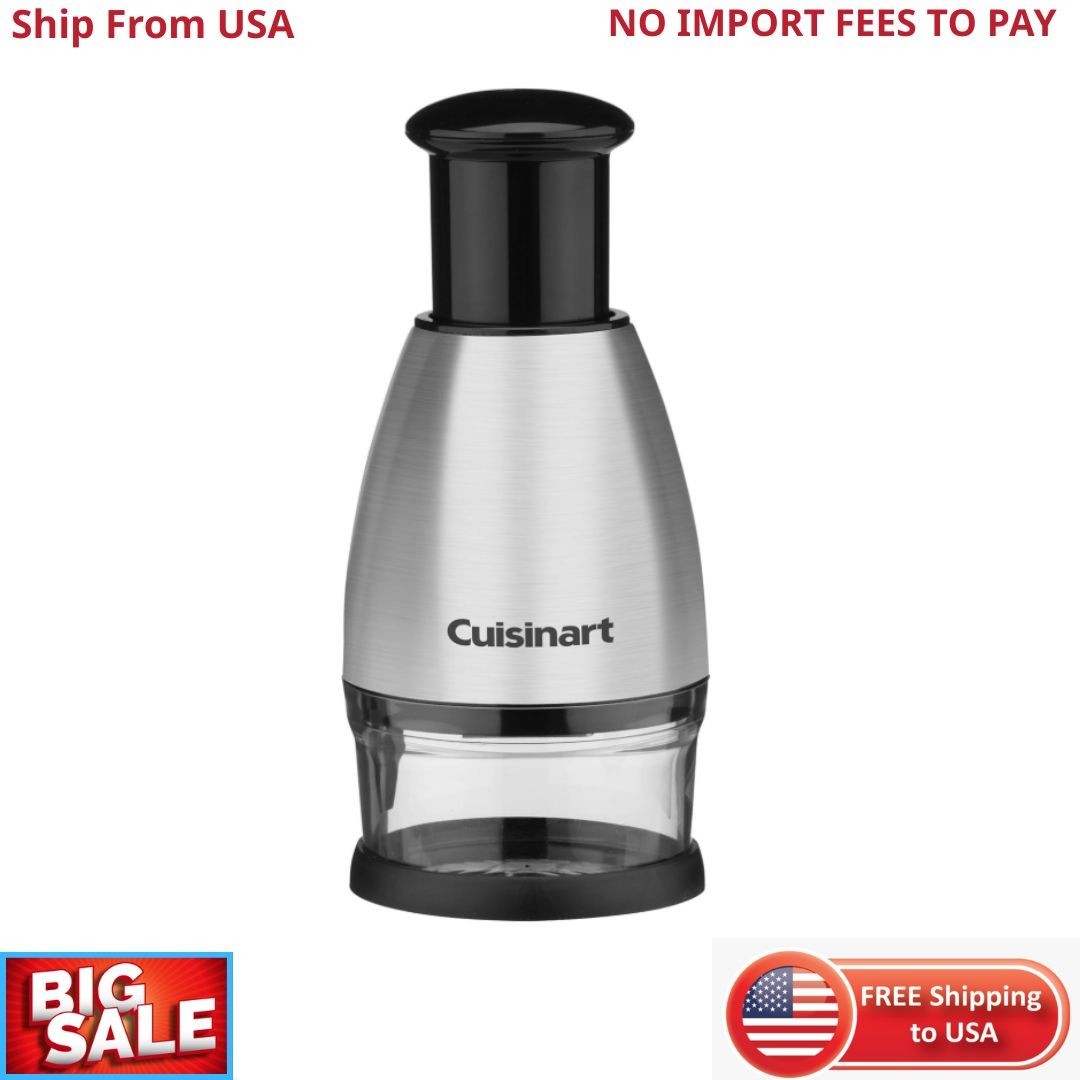 Cuisinart Chopper, Stainless Steel/Black, CTG-00-SCHP, 8.2″ x 3.9″ x 3.9″ nEW