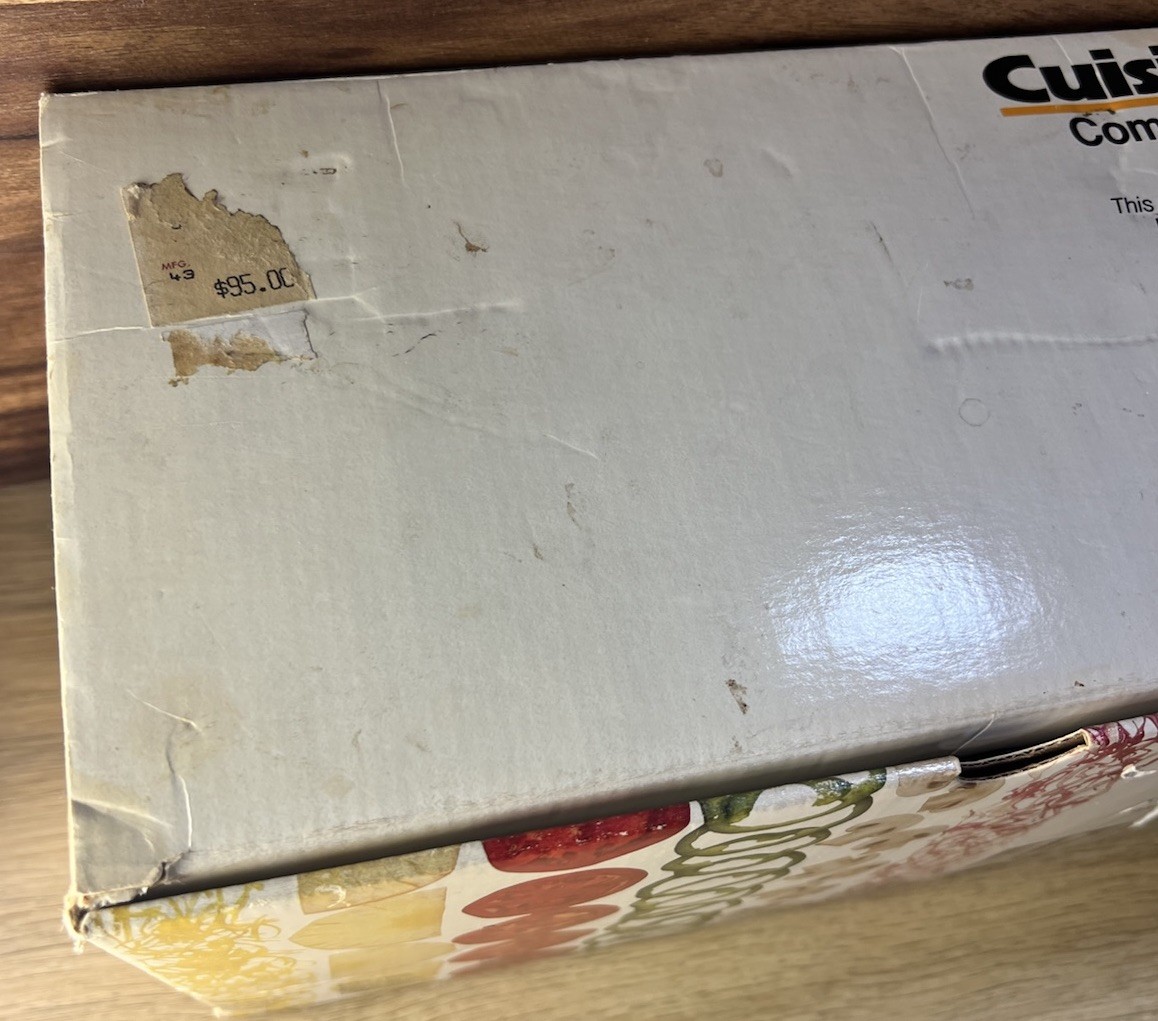 Cuisinart DLC-7 Food Processor 9 Disc Set DLC-070 Blades – Missing 1 w/ Box