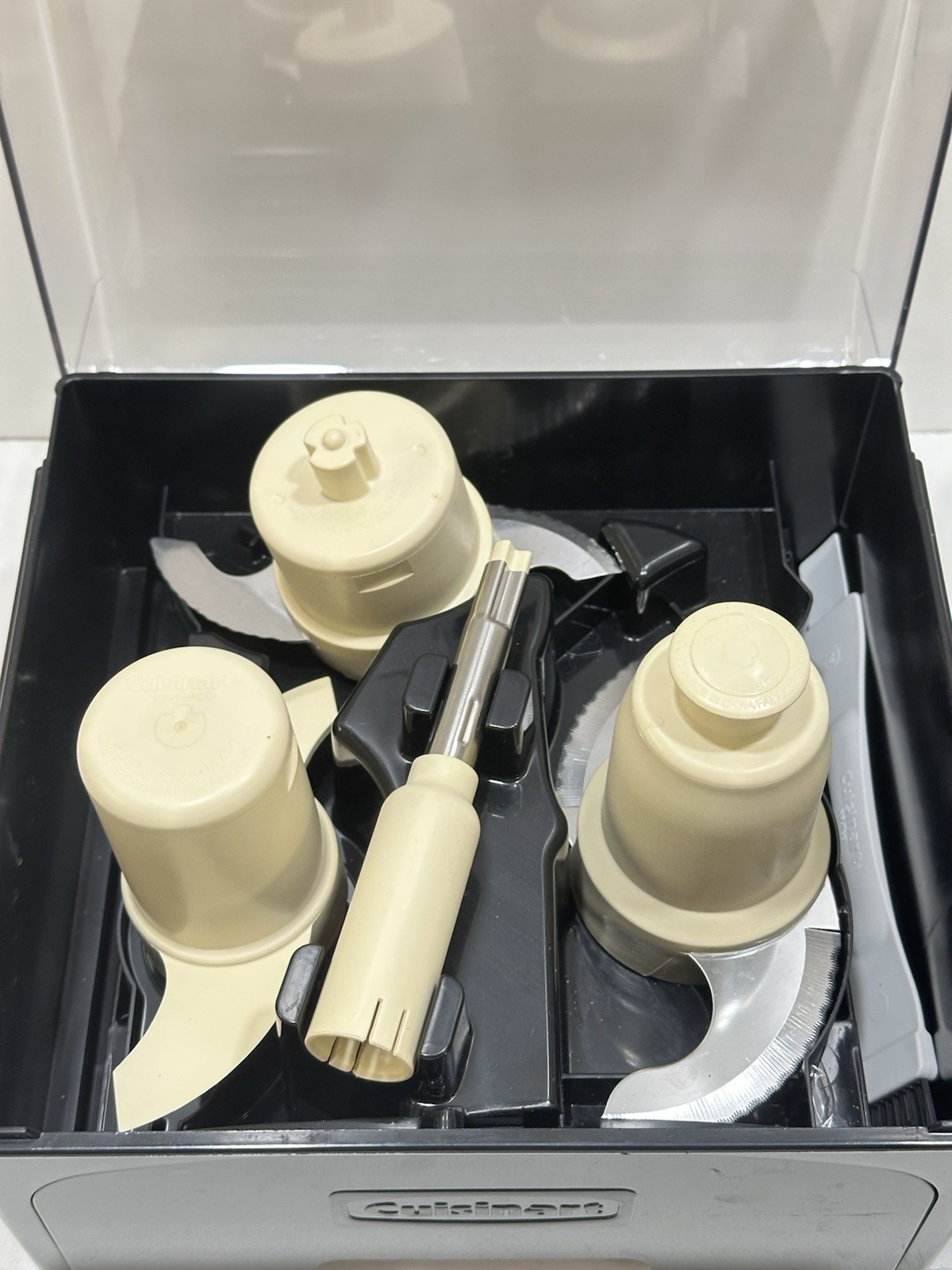 Cuisinart 14 Cup Food Processor FP-14DC Stainless w/ Attachments Tested