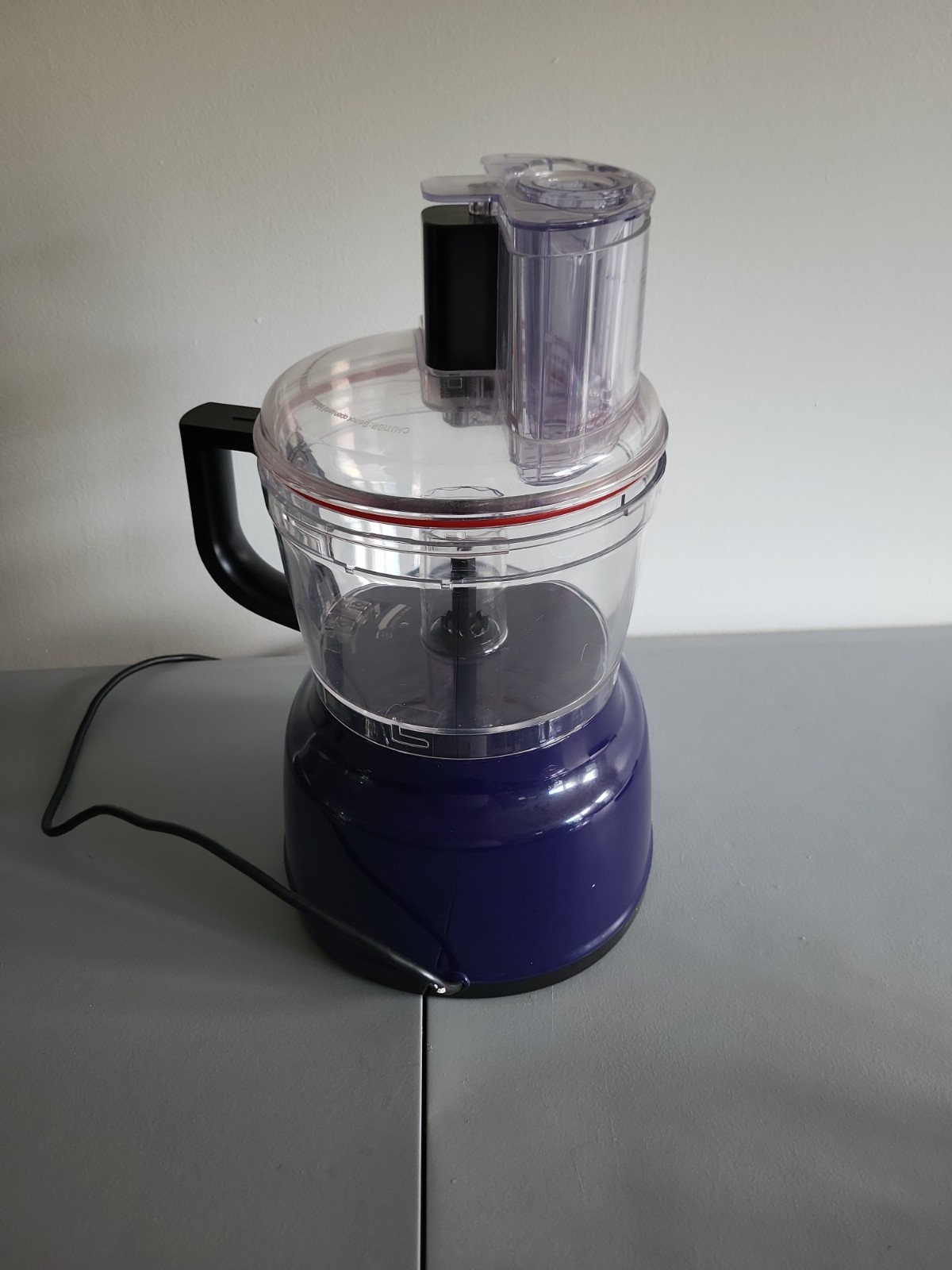 KitchenAid KFP0930BU 9 Cup Food Processor With Accessories Blade Kit-Cobalt Blue