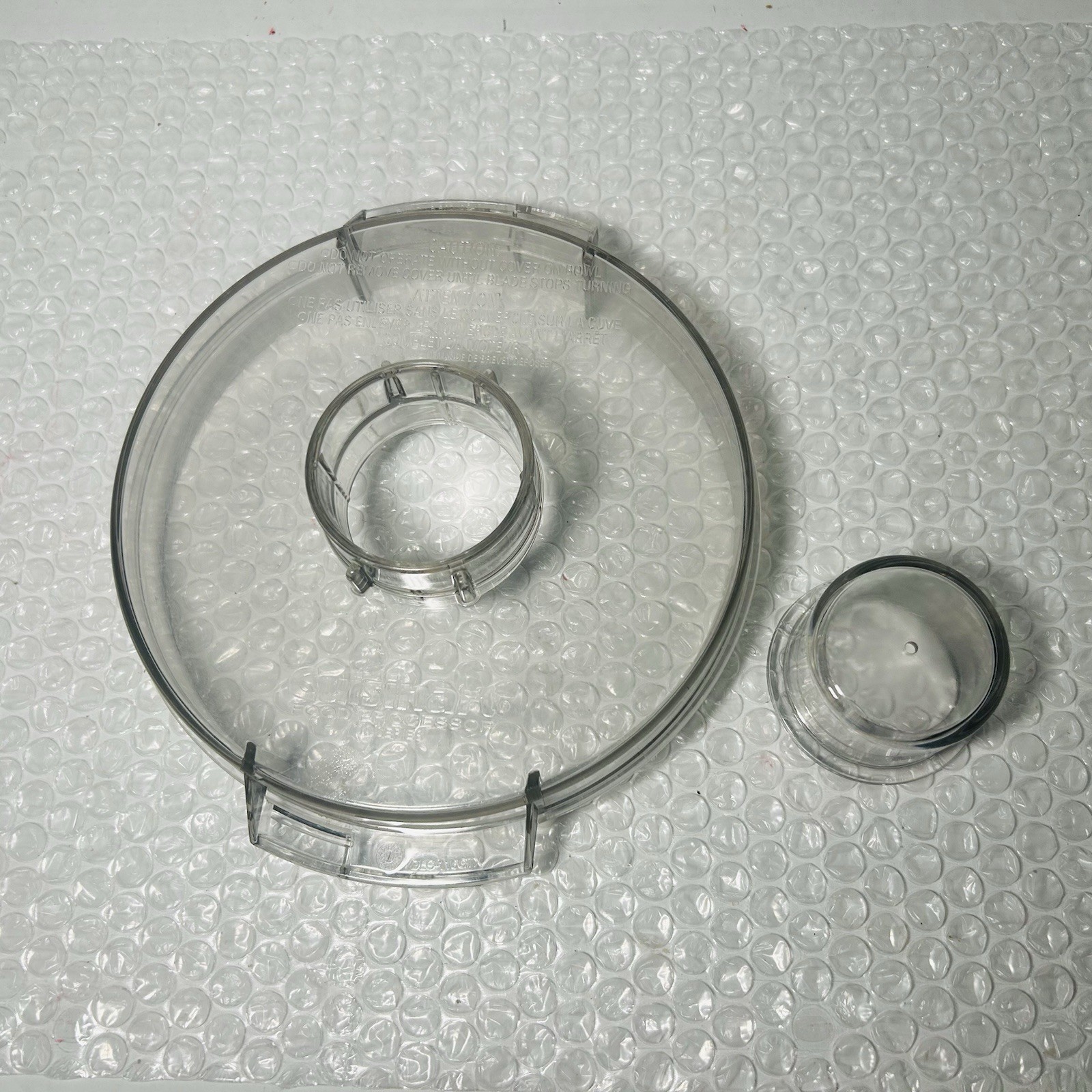 CUISINART Food Processor * Lid & Center Cap DLC-116GTX for work bowl FP 631AGTX