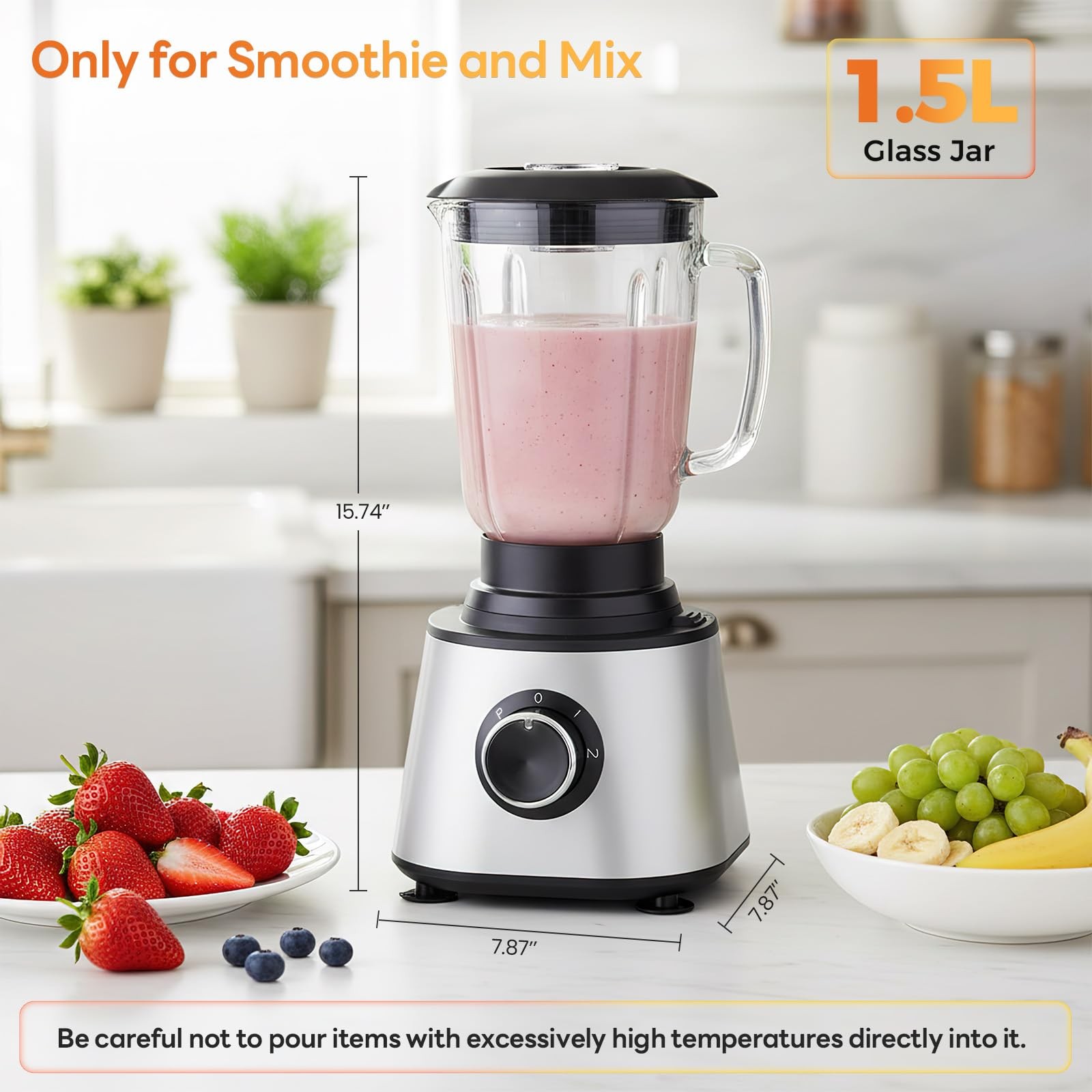 Food Processor Blender Combo for Vegetable, Dough, Electric Food Processors S…