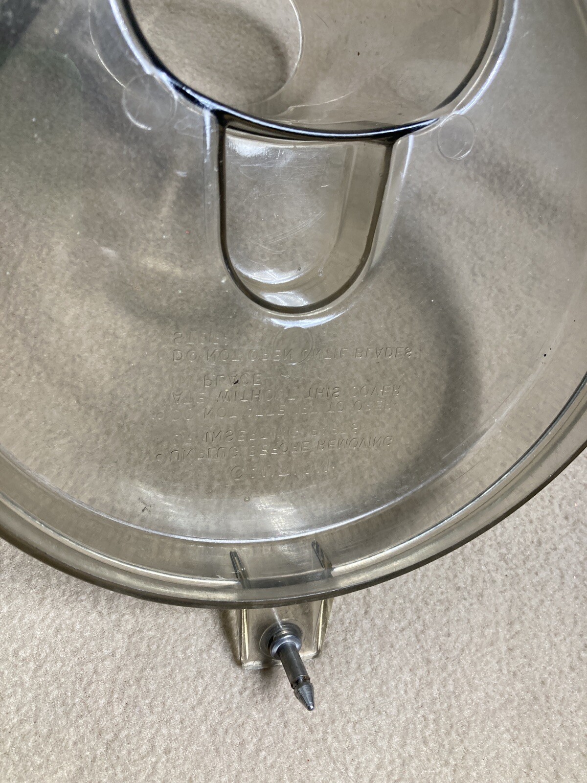 General Electric GE Food Processor Blender D1FP3 Multi Speed Tested VTG 420A 326