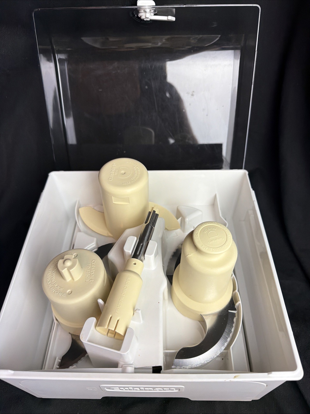 Cuisinart Food Processor Blade Storage Case FP-12SC with Blades & Discs