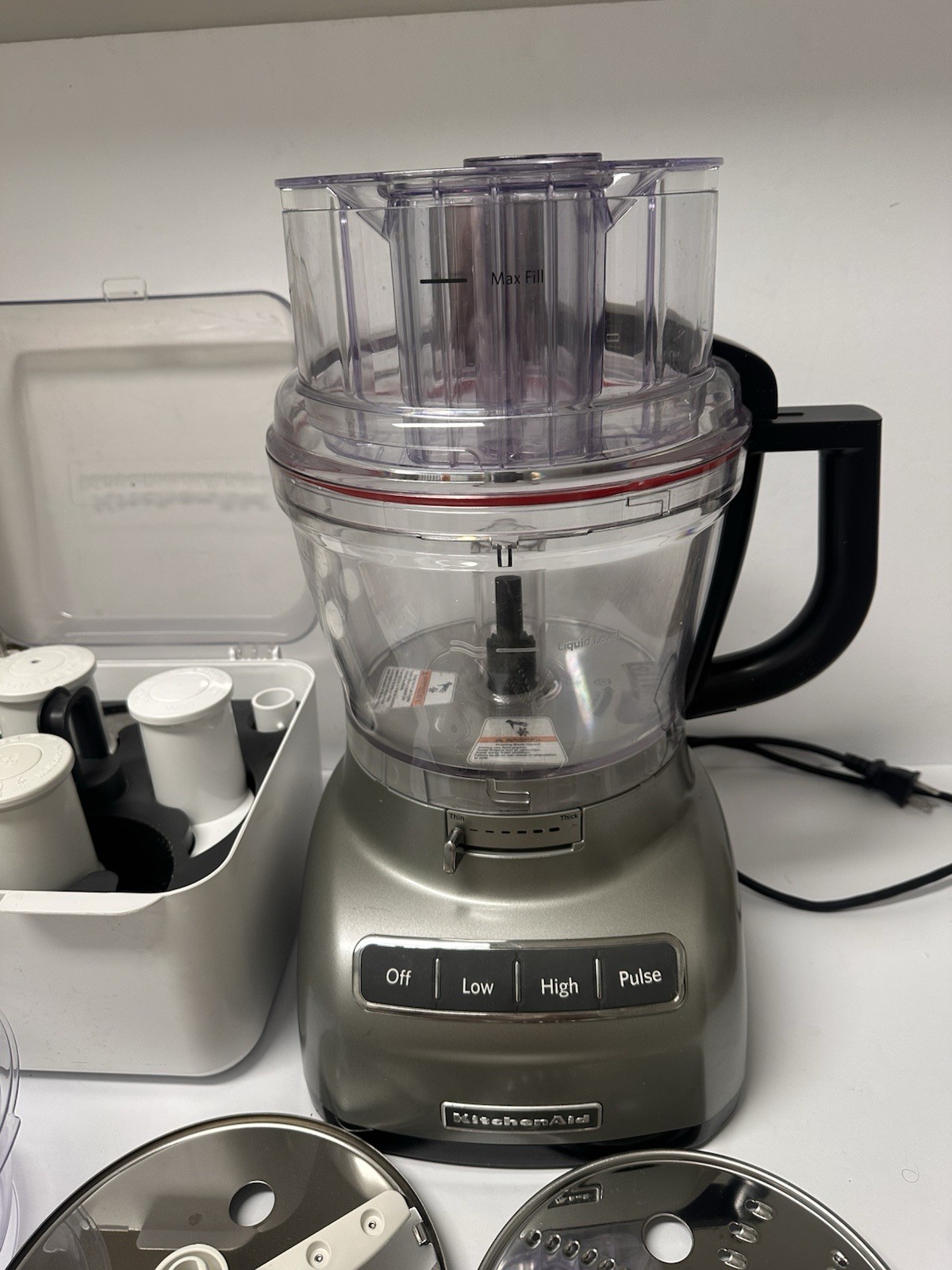 KitchenAid 13‑Cup Food Processor w/ Blades & Accessories KFP1333