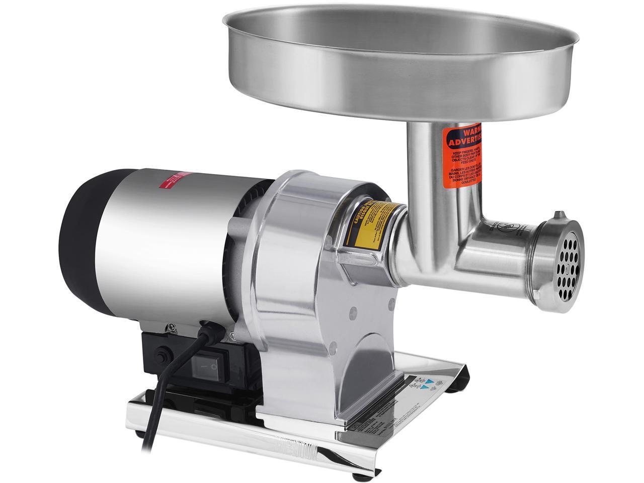 WestonSupply 09-0801-W Silver Butcher Series #8 Meat Grinder – .5 HP