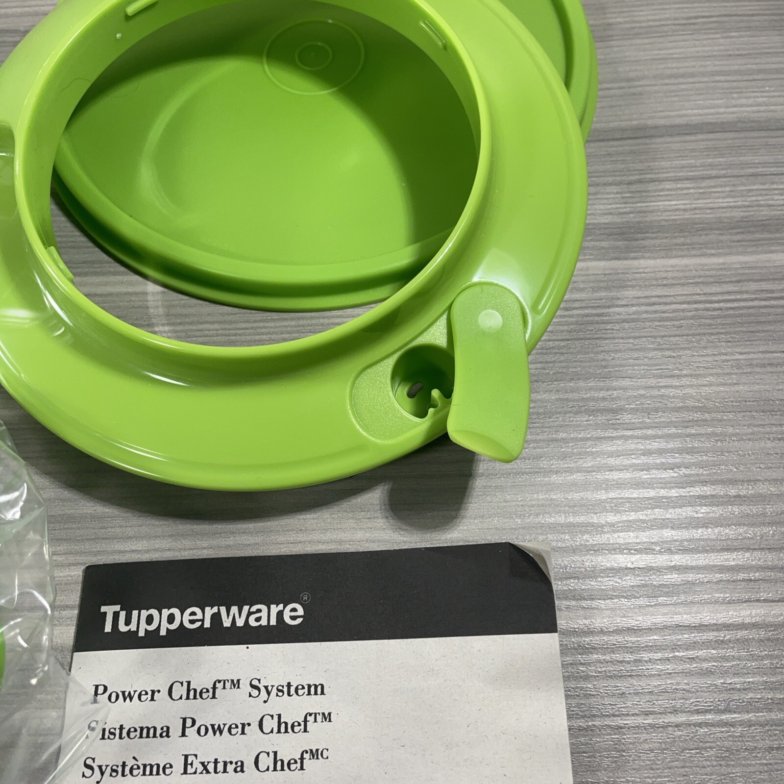 Tupperware Power Chef System Blade Mixer Paddle Margarita Green NIB New! READ