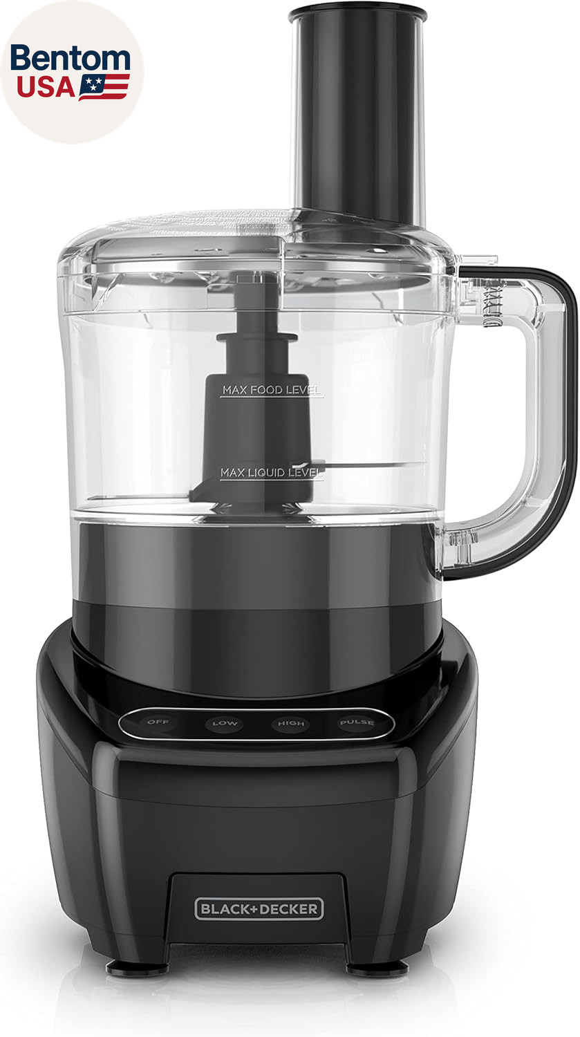 Food Processor and Vegetable Chopper, Stainless Steel Blade, 8-Cup Capacity, 450