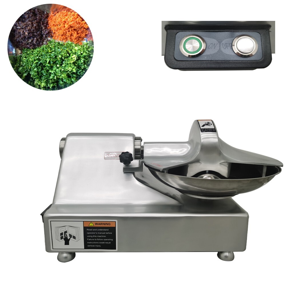 5.5L Chopper Food Processor Cutter Meat Veg Food Shredder Processor Commercial